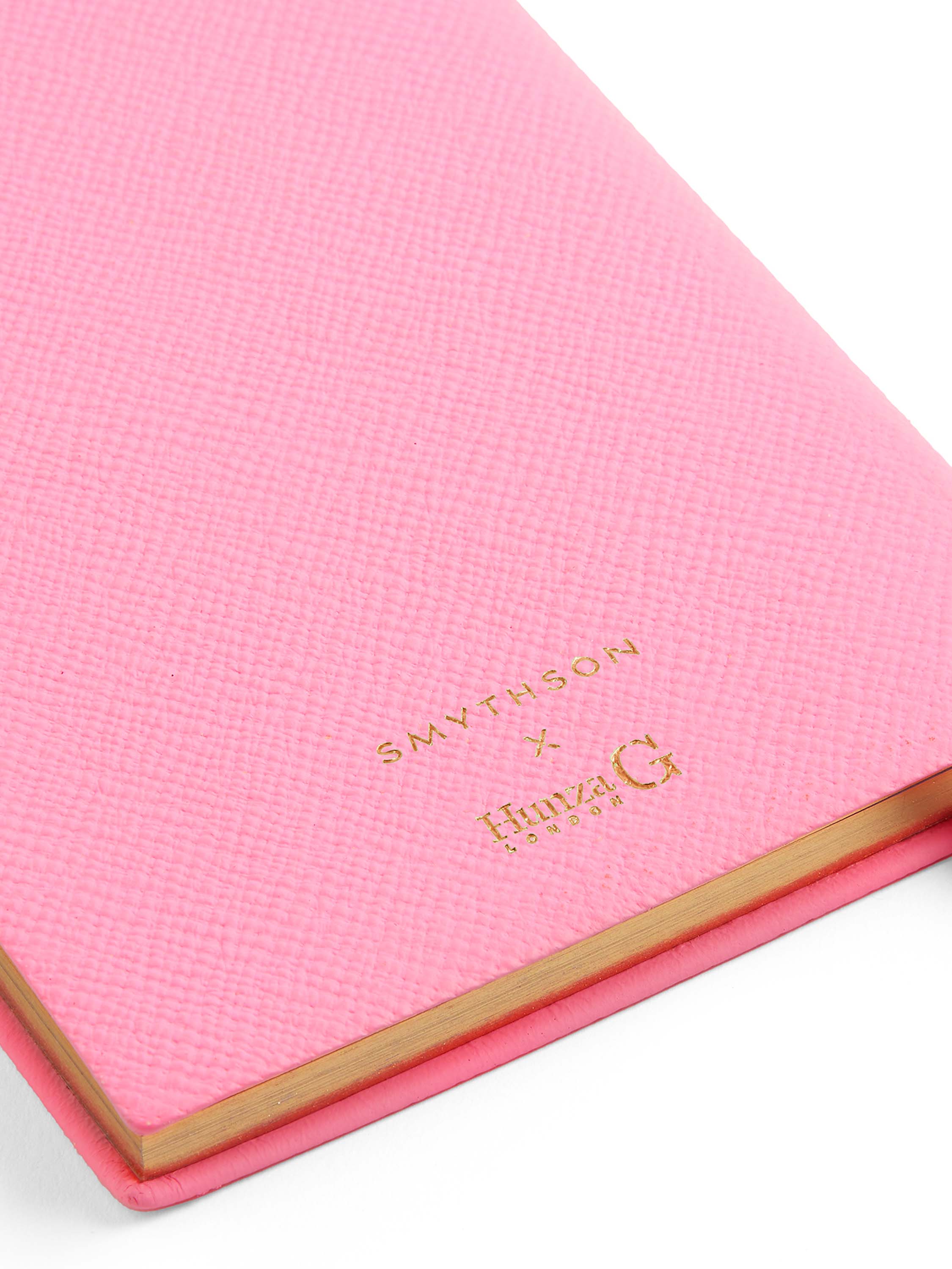 Smythson x Hunza G Chelsea Notebook - Bubblegum