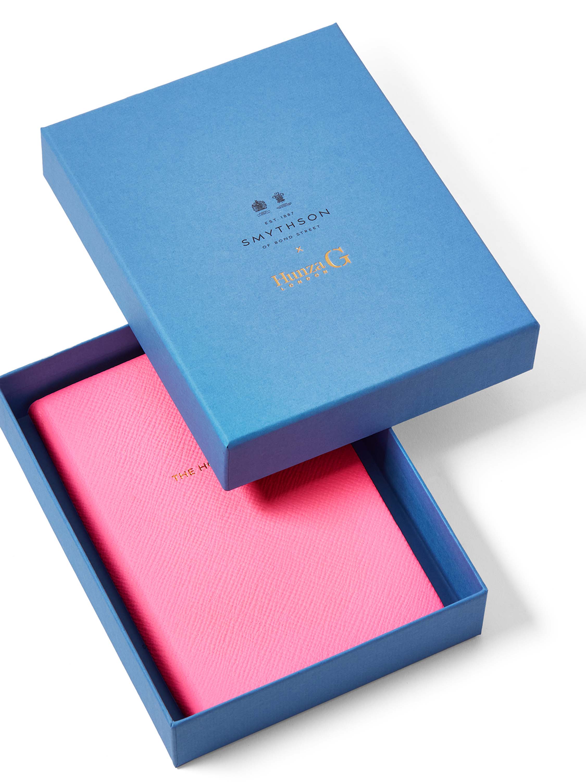 Smythson x Hunza G Chelsea Notebook - Bubblegum