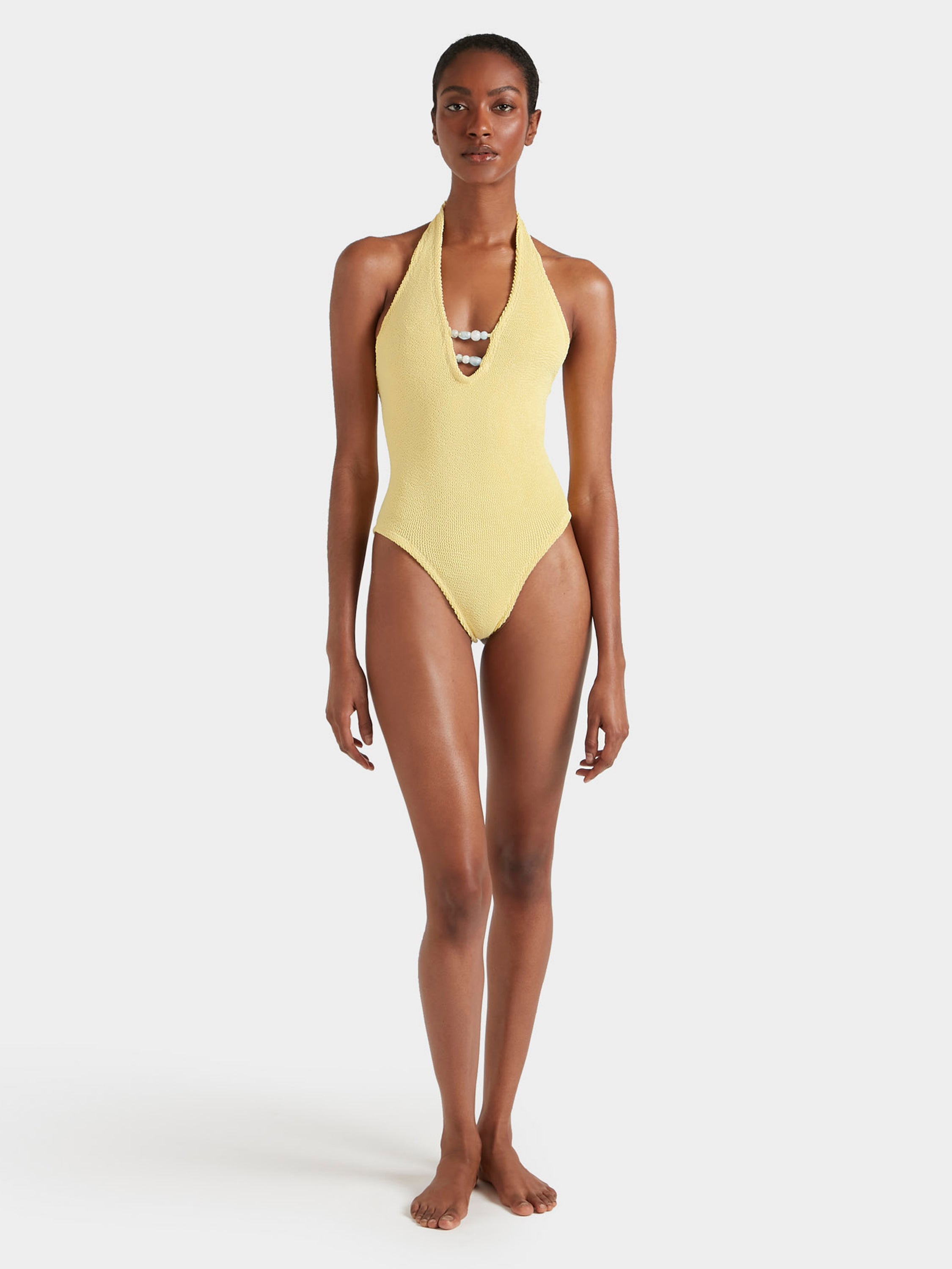 Adriana Beaded Swim - Butter