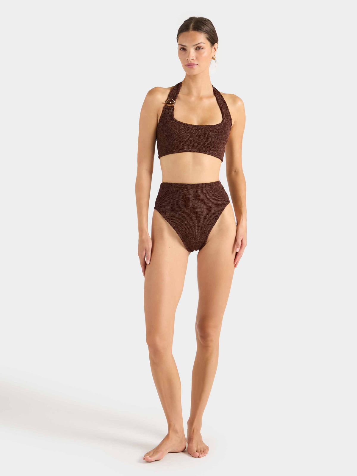 Anita T Bar Bikini - Metallic Chocolate