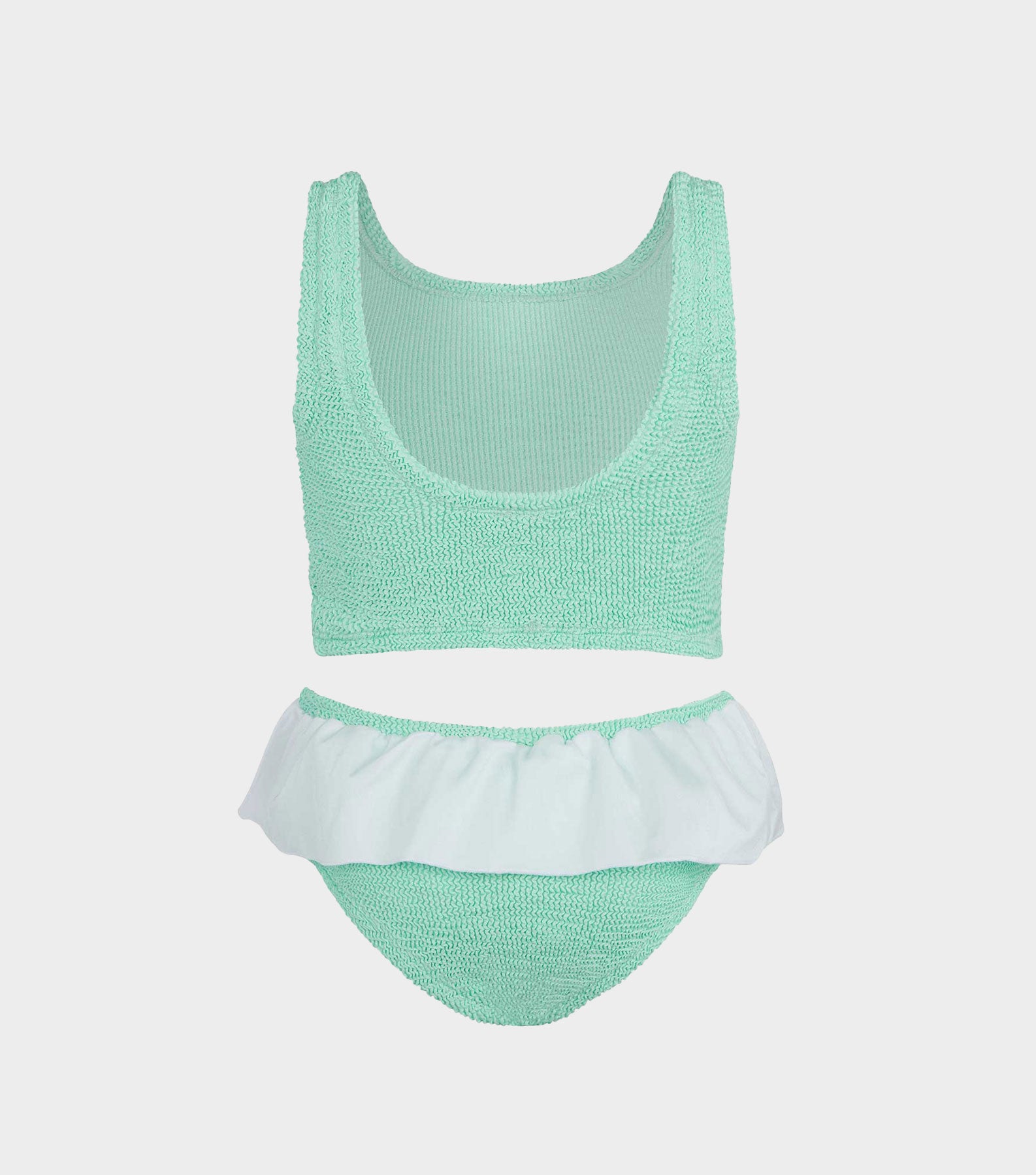 Kids Olive Bikini (Ages 3 to 6) - Metallic Mint