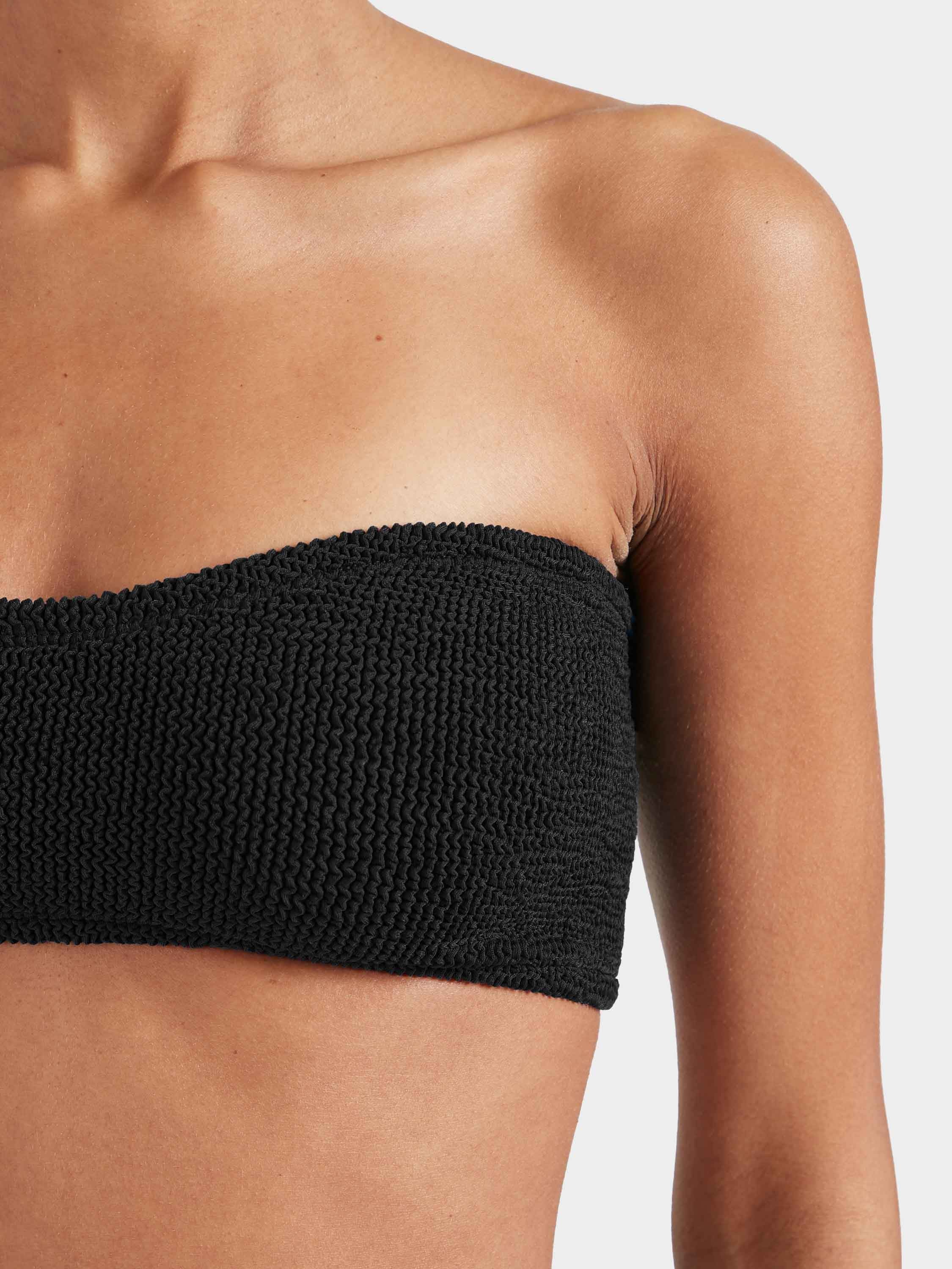 Bandeau Bikini Top - Black