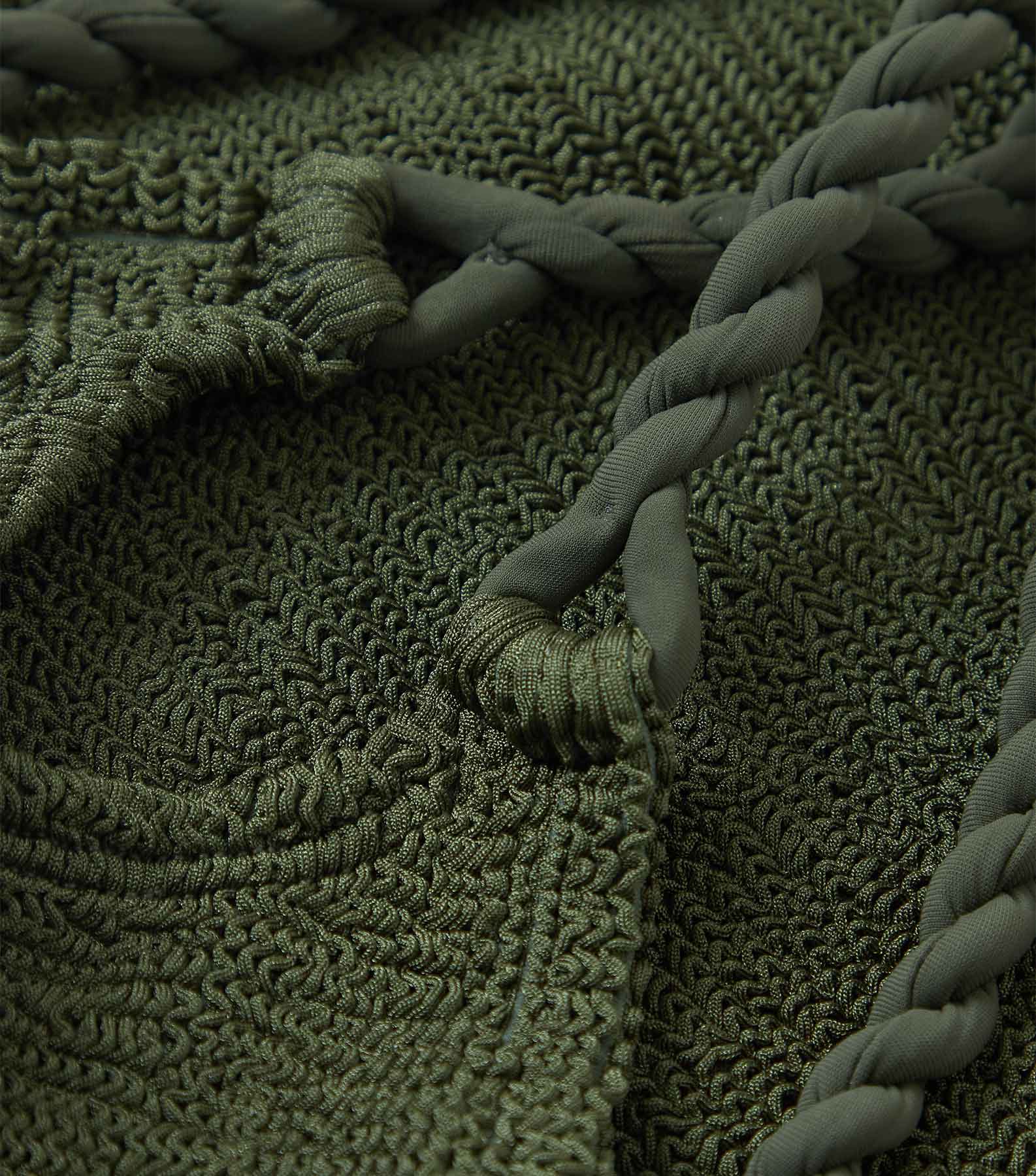 Camille Swim - Metallic Khaki