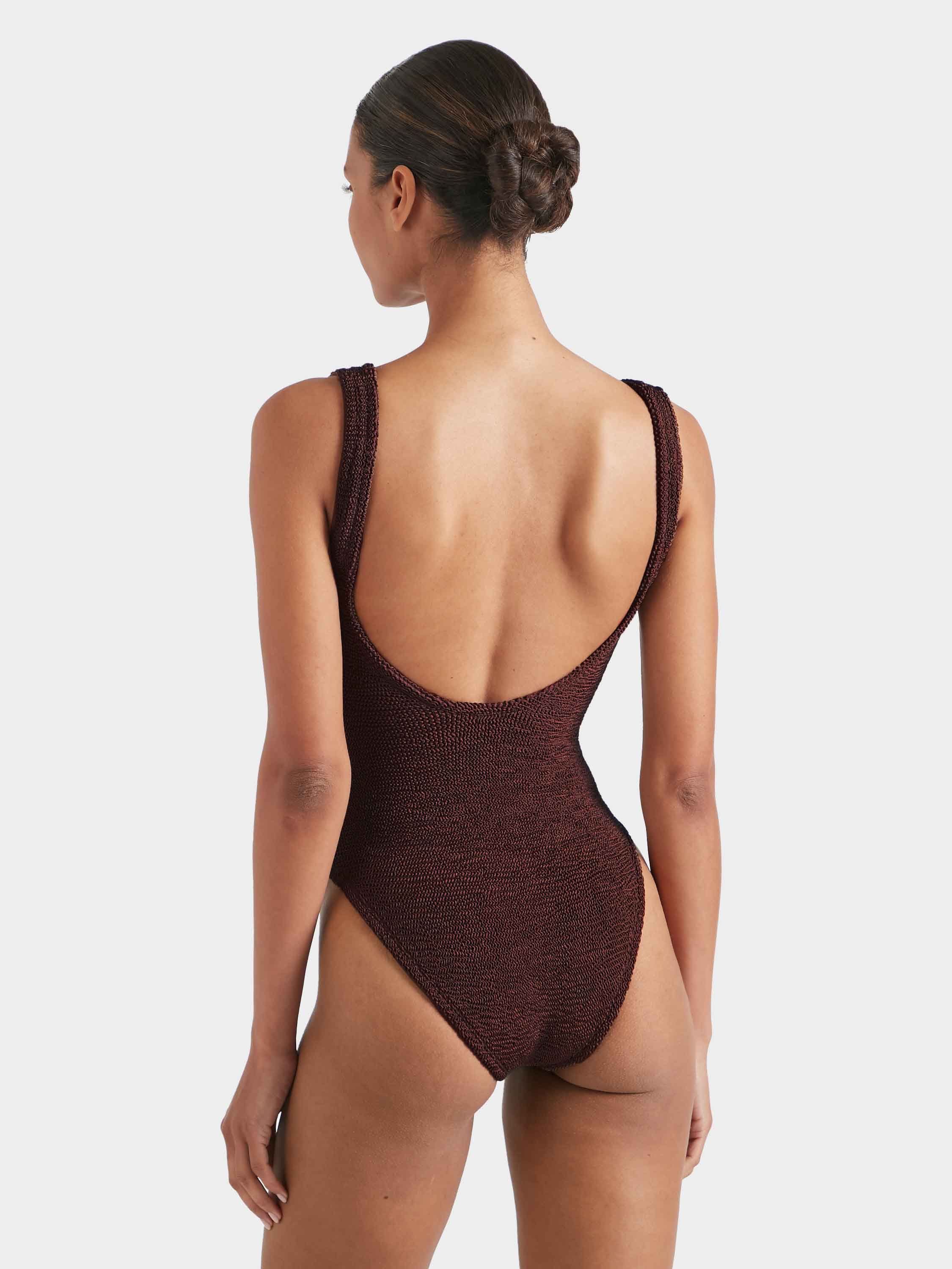 Celine Swim - Metallic Chocolate