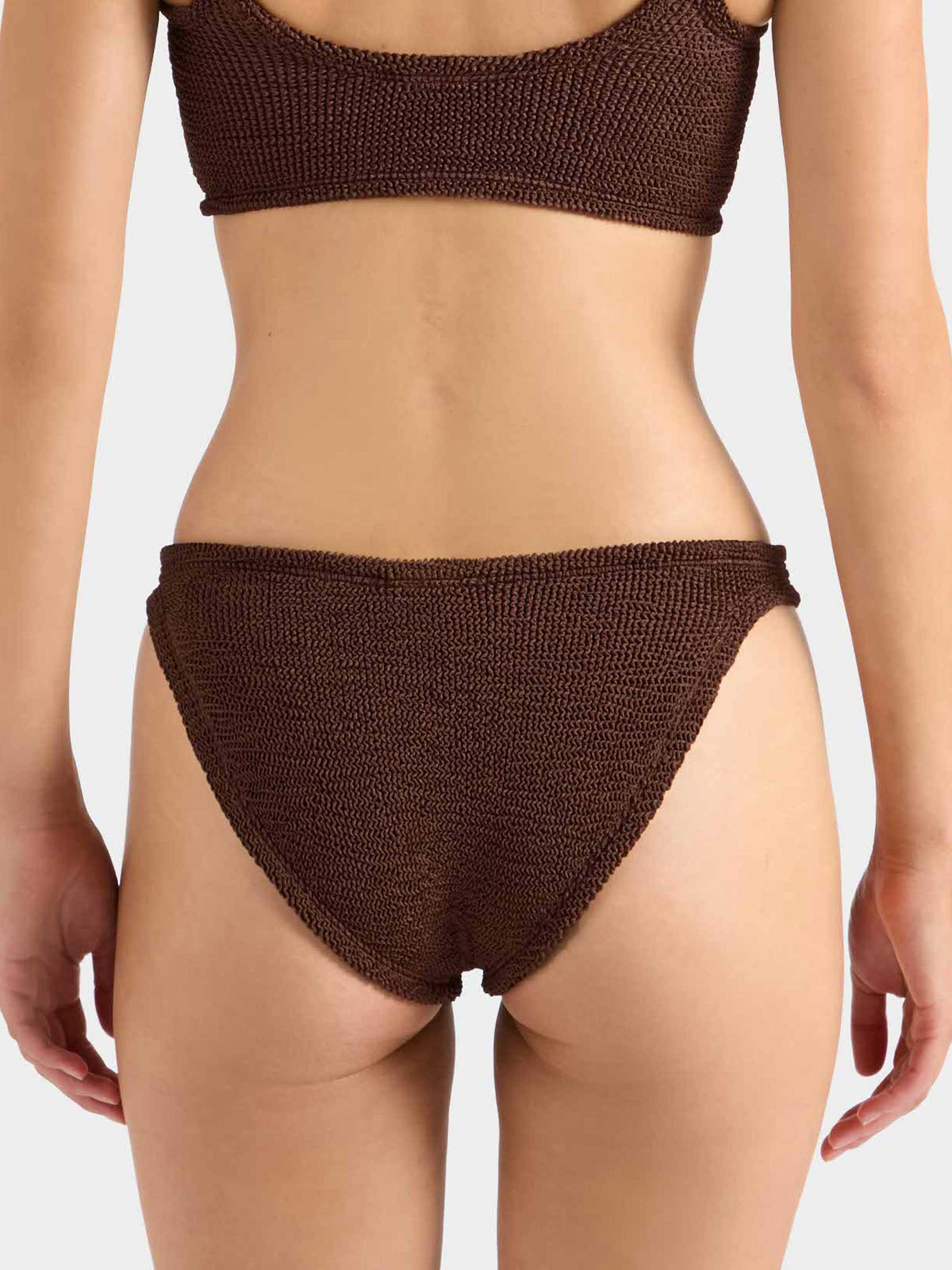 Classic Bikini Bottom - Metallic Chocolate