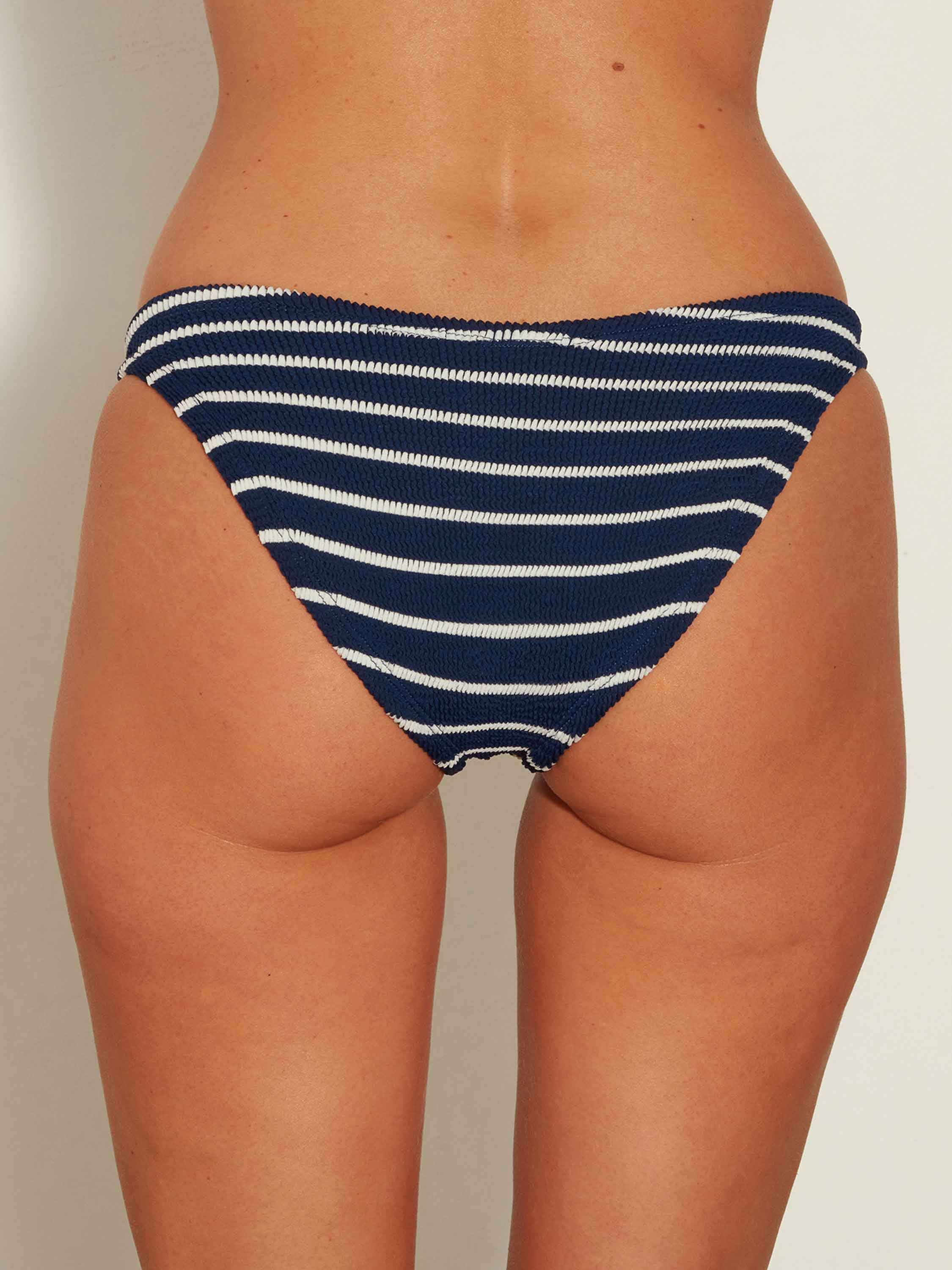 Classic Bikini Bottom - Navy/White Stripe