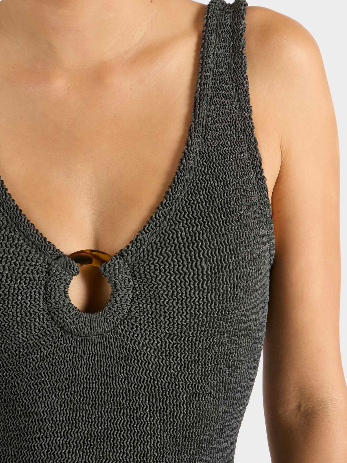 Coverage Celine Swim - Metallic Graphite