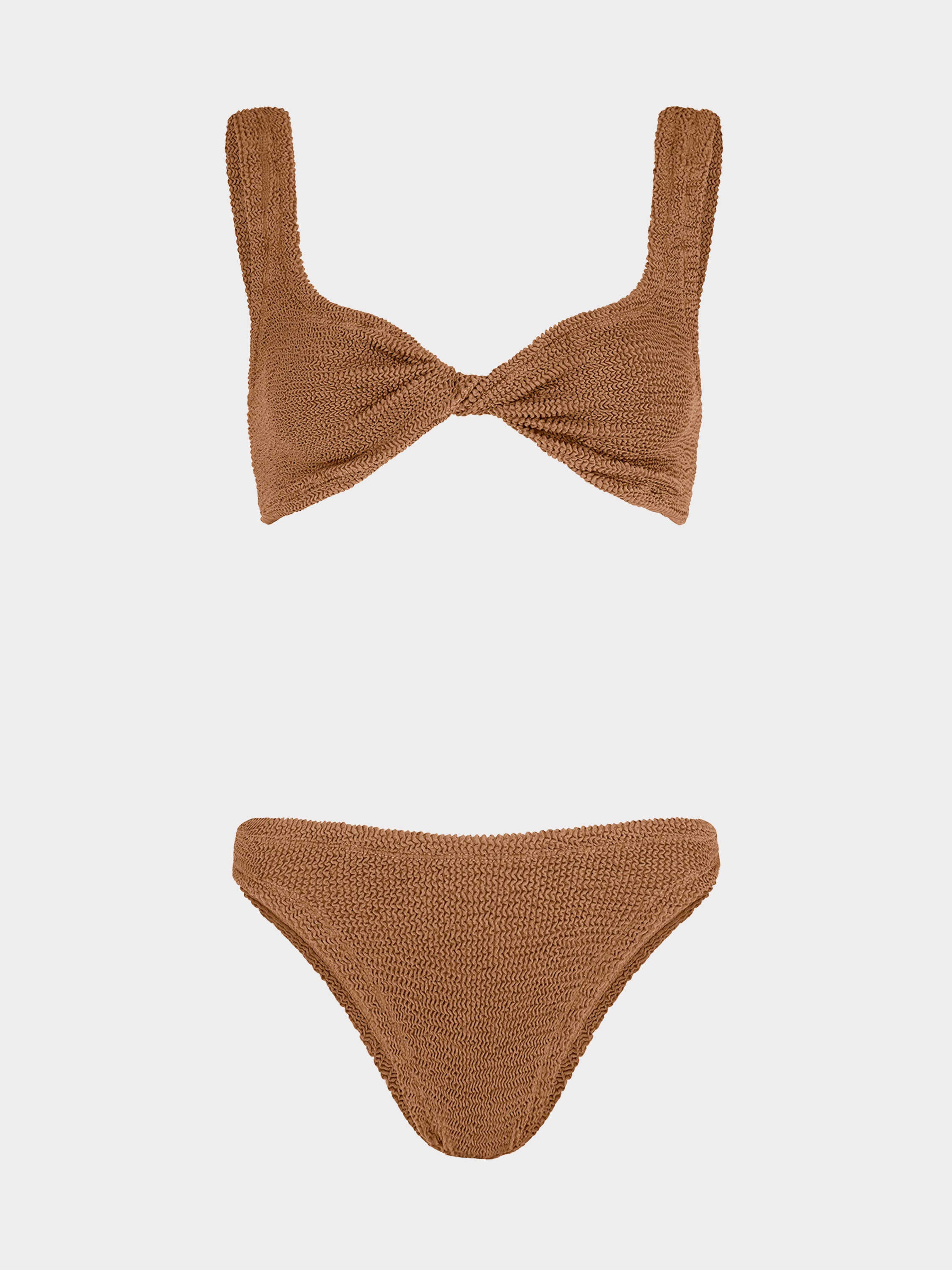 Coverage Juno Bikini - Metallic Cocoa