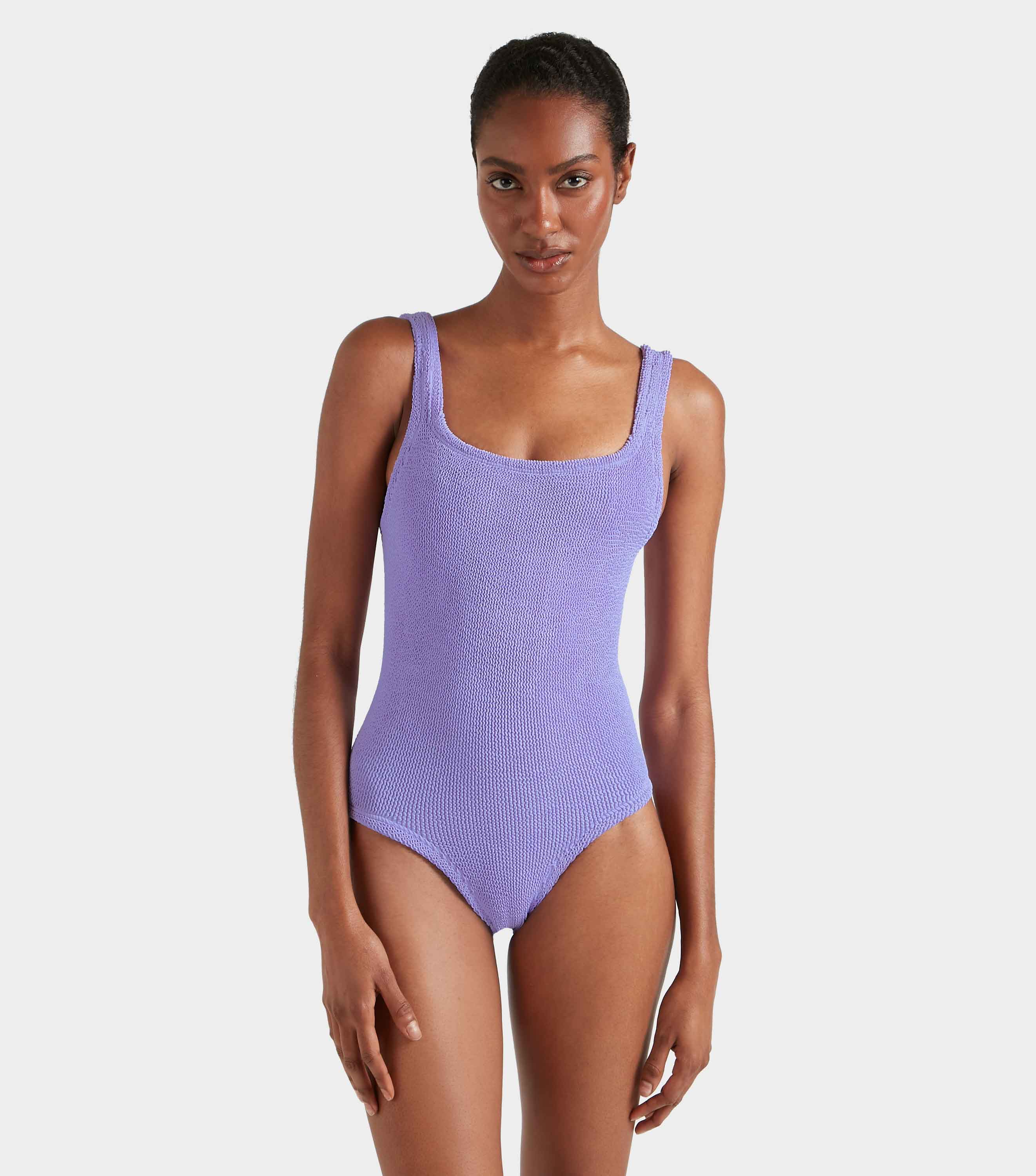 Coverage Square Neck Swim - Lilac