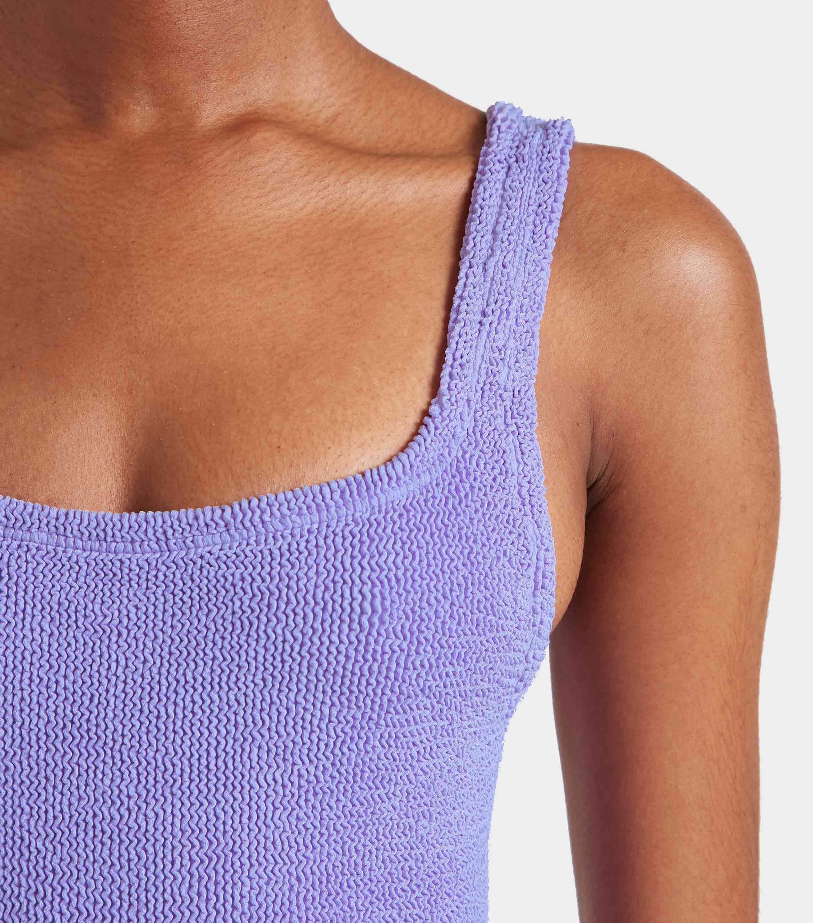 Coverage Square Neck Swim - Lilac