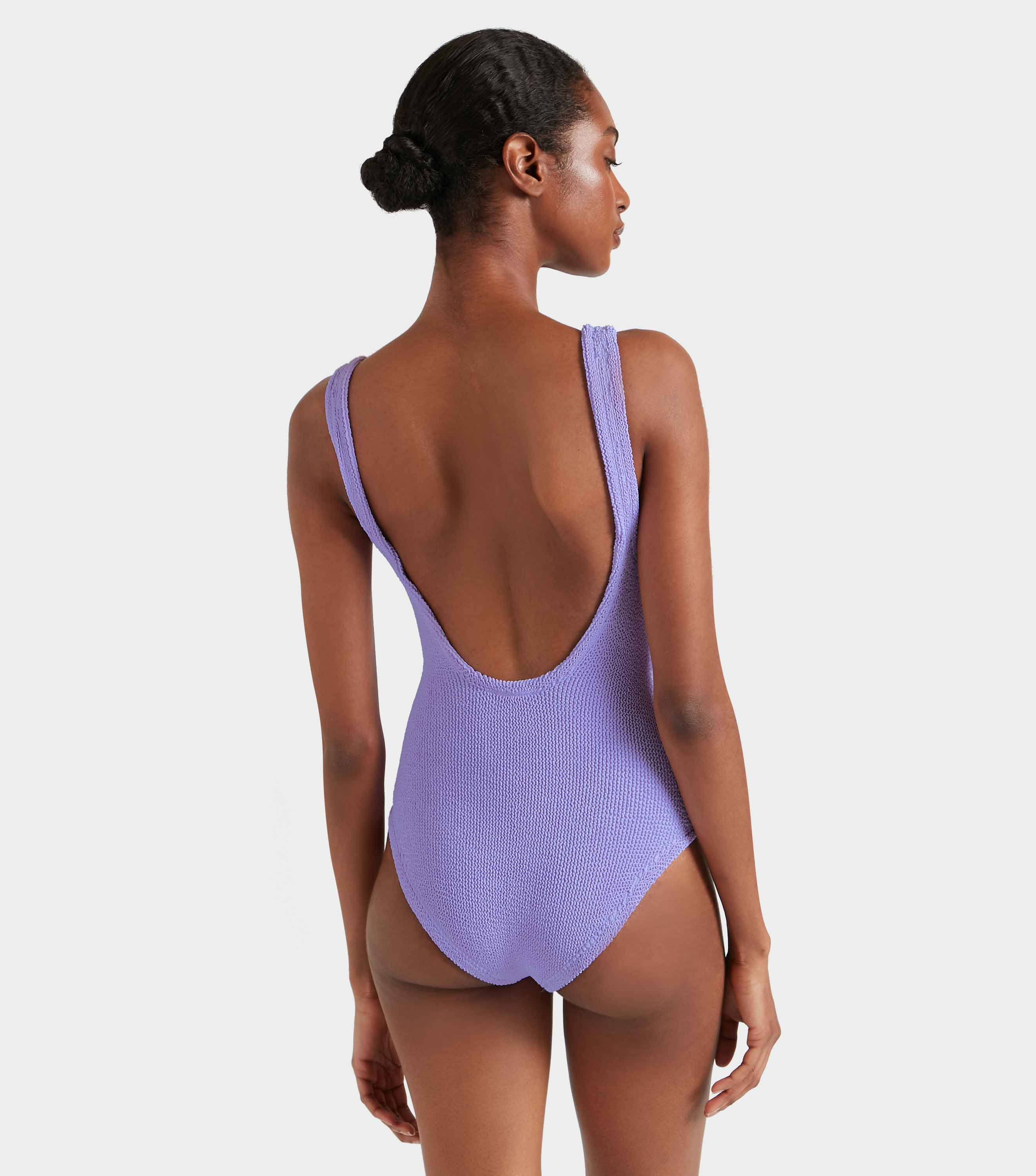 Coverage Square Neck Swim - Lilac