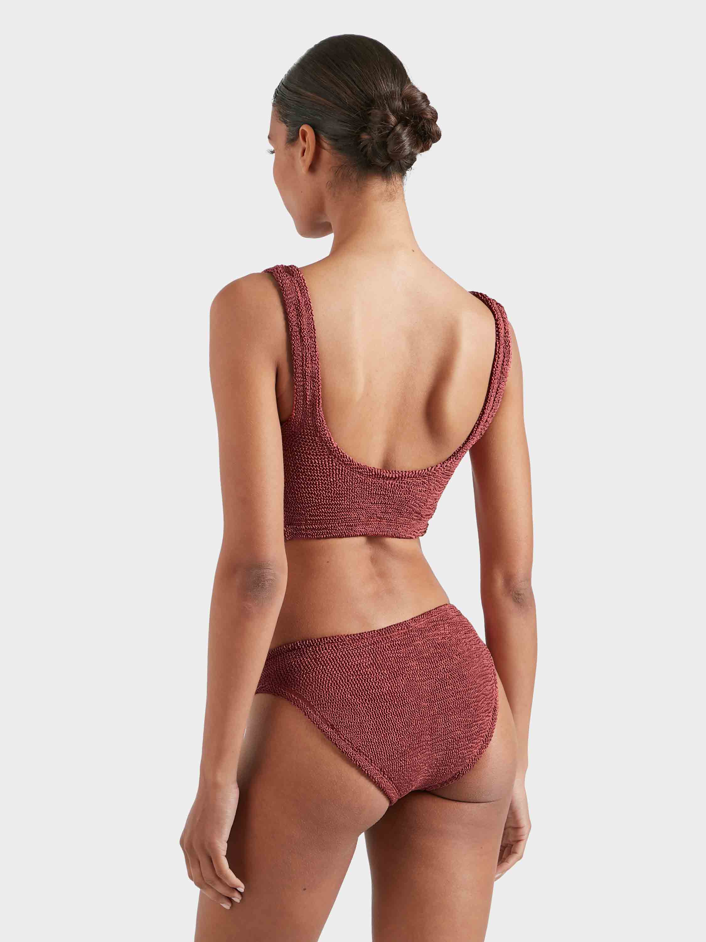 Coverage Juno Bikini - Metallic Rosewood