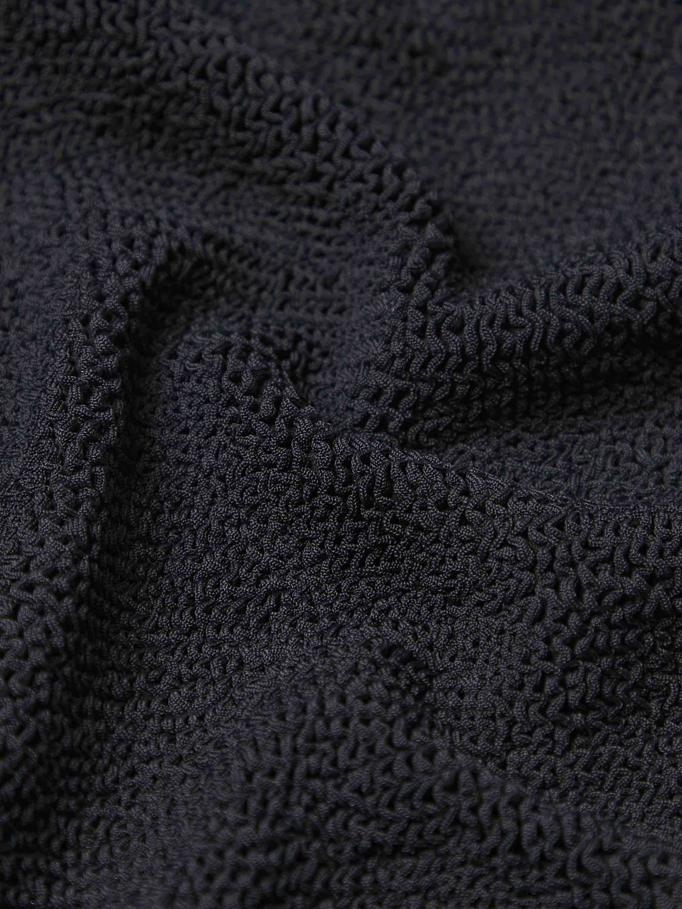 Coverage Square Neck Swim - Black