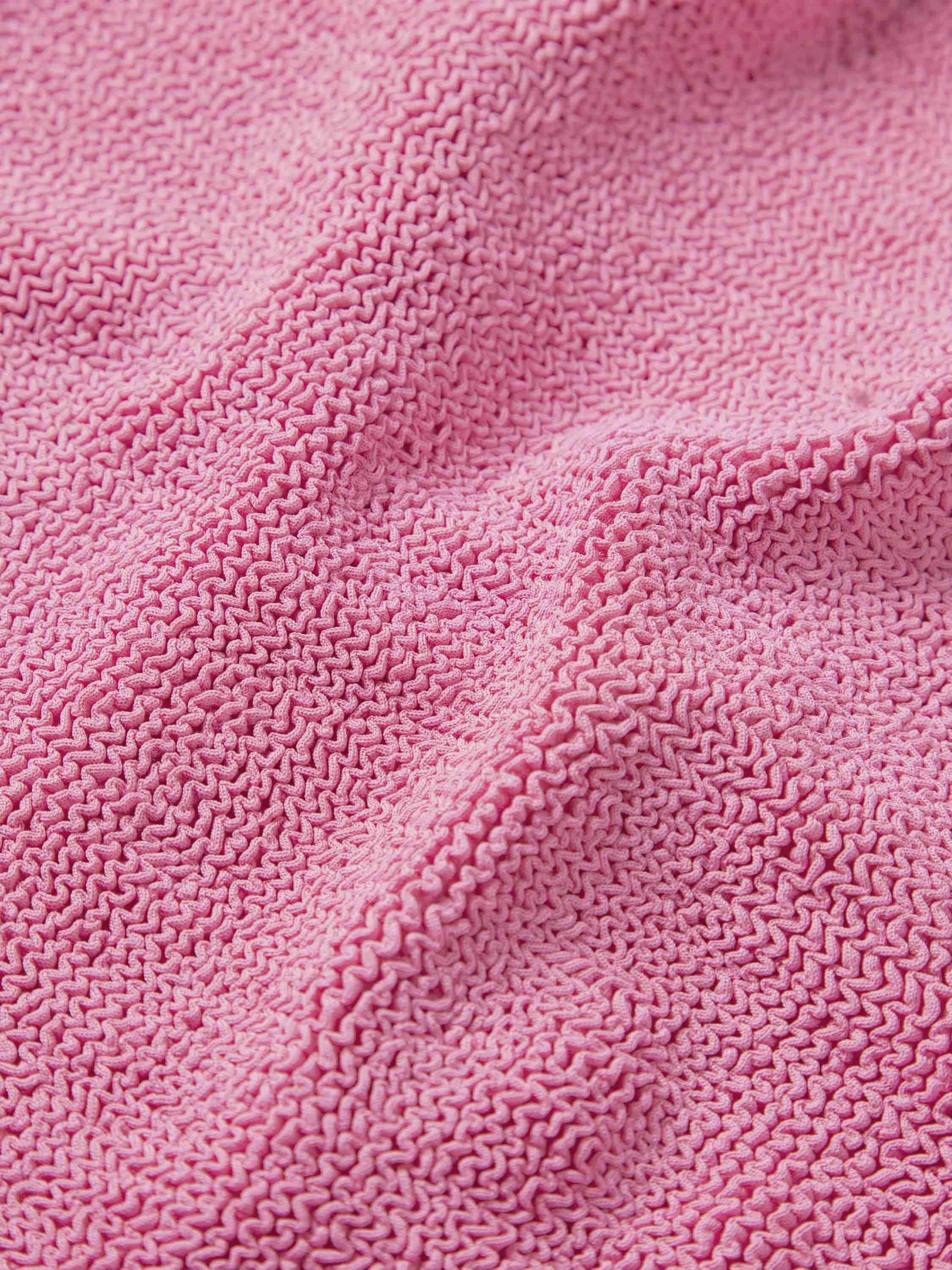 Coverage Square Neck Swim - Candy Pink