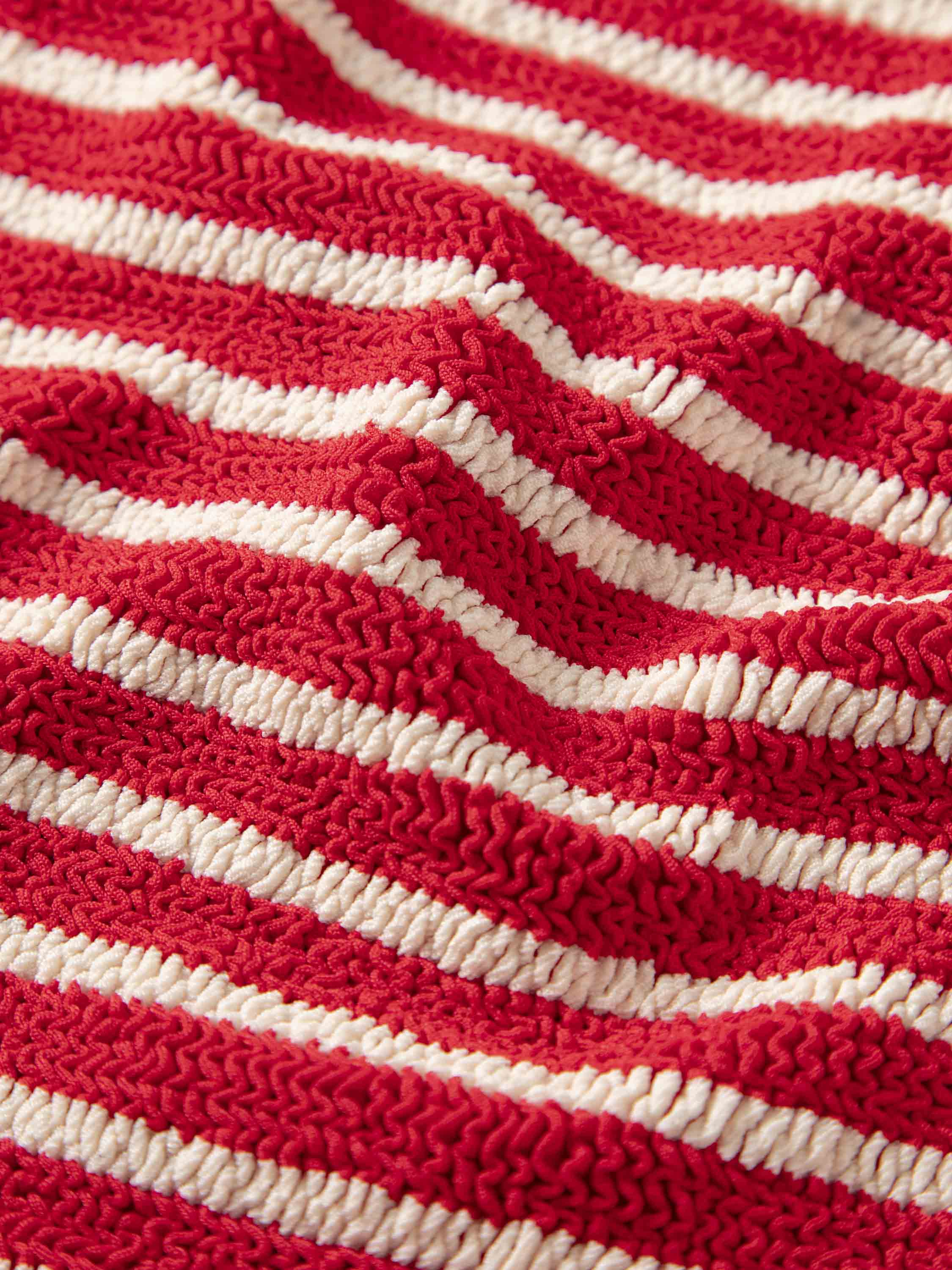 Coverage Square Neck Swim - Red