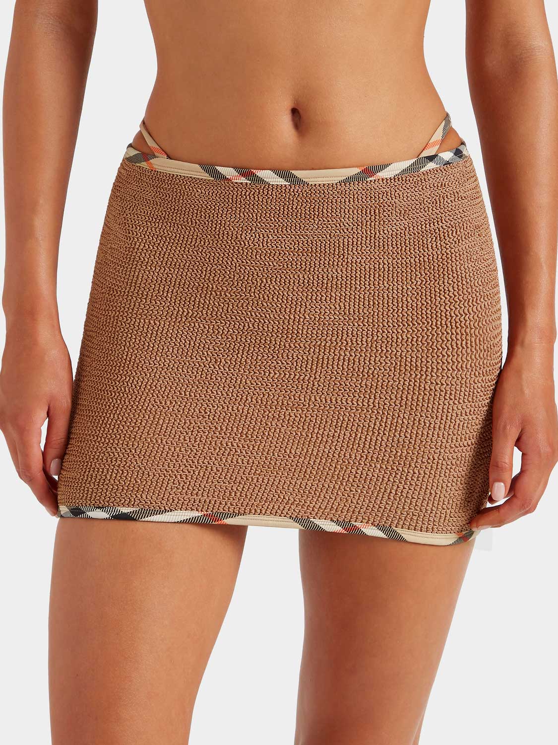 Burberry x Hunza G Devyn Skirt/Top - Metallic Cocoa/Check