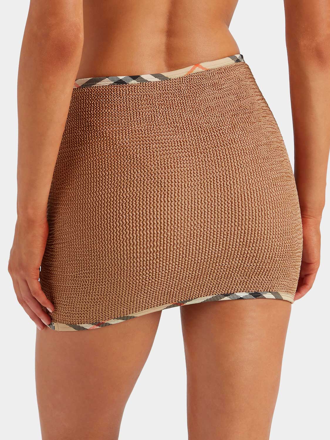 Burberry x Hunza G Devyn Skirt/Top - Metallic Cocoa/Check