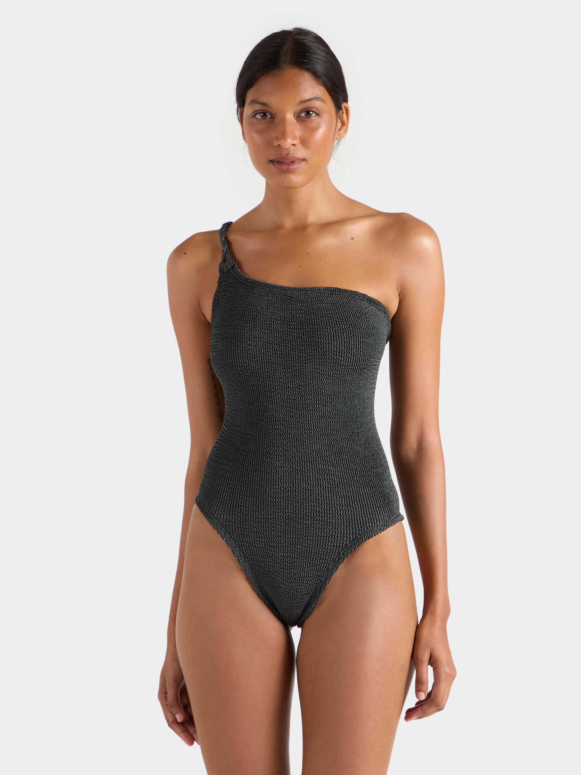 Dionne Swim - Metallic Graphite