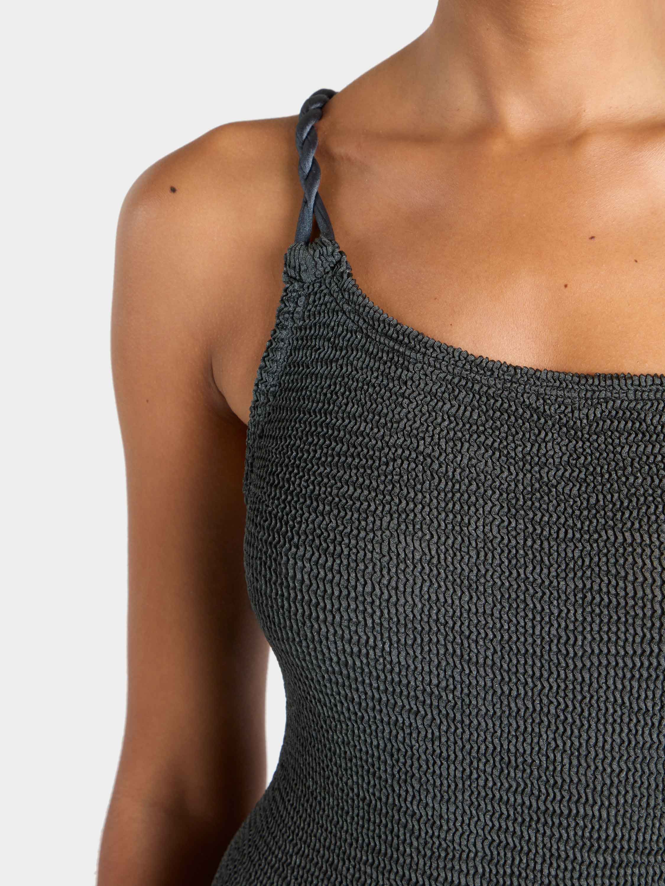 Dionne Swim - Metallic Graphite