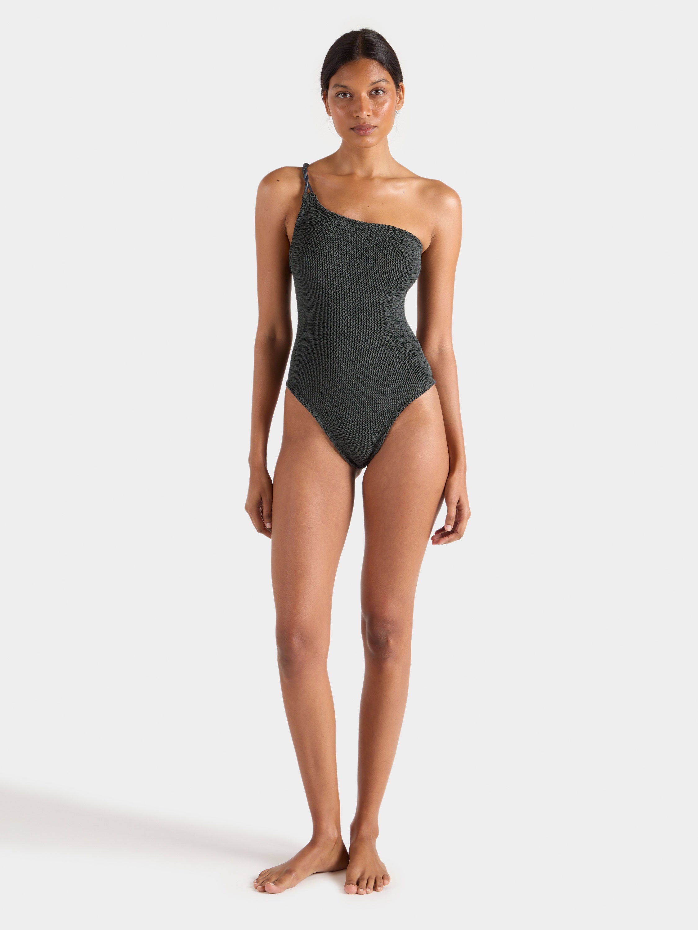 Dionne Swim - Metallic Graphite