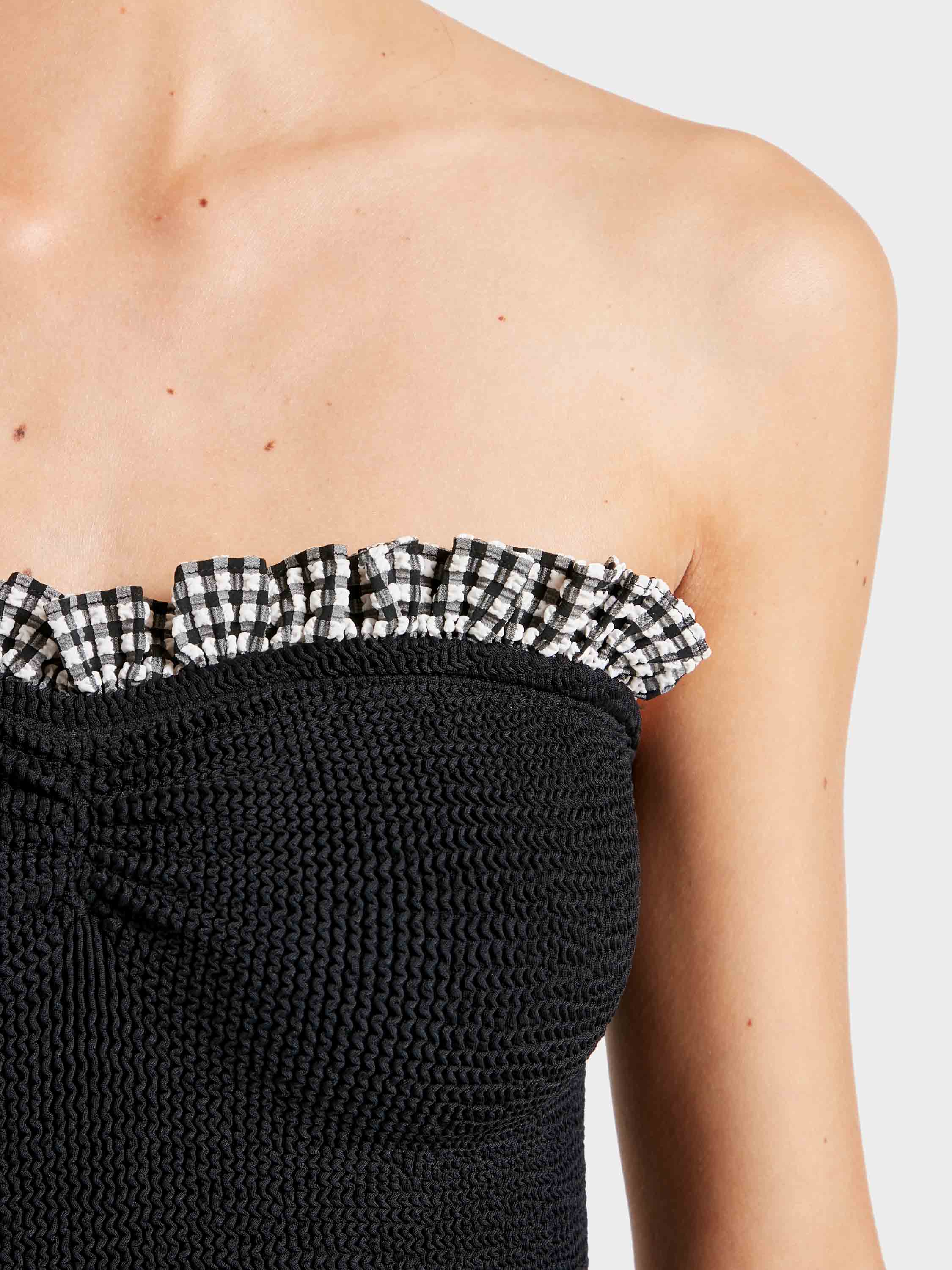 Dolly Swim - Black Gingham