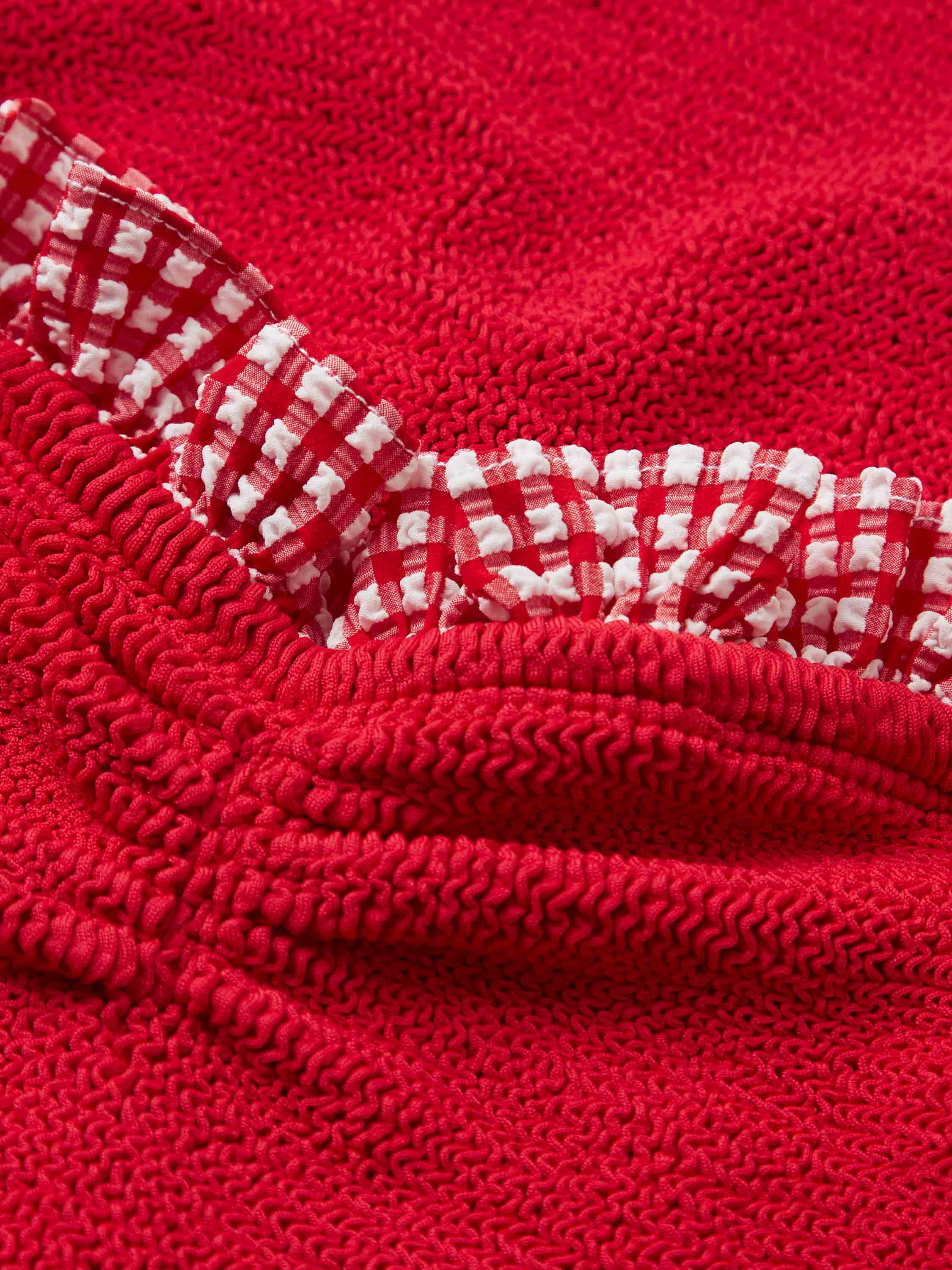 Dolly Swim - Red Gingham