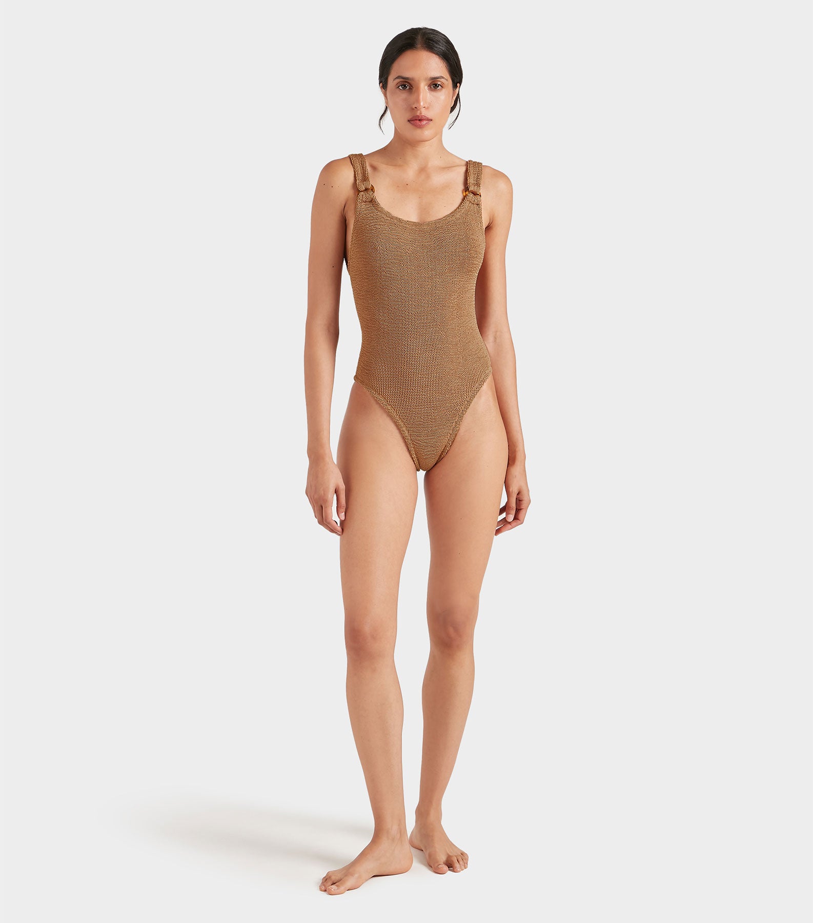 Domino Swim - Metallic Cocoa