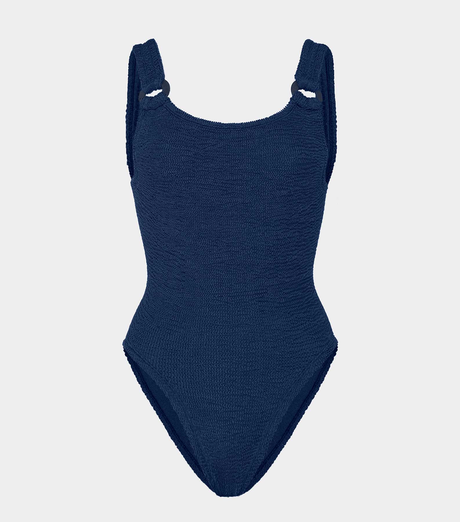 Domino Swim With Tonal Hoops - Navy