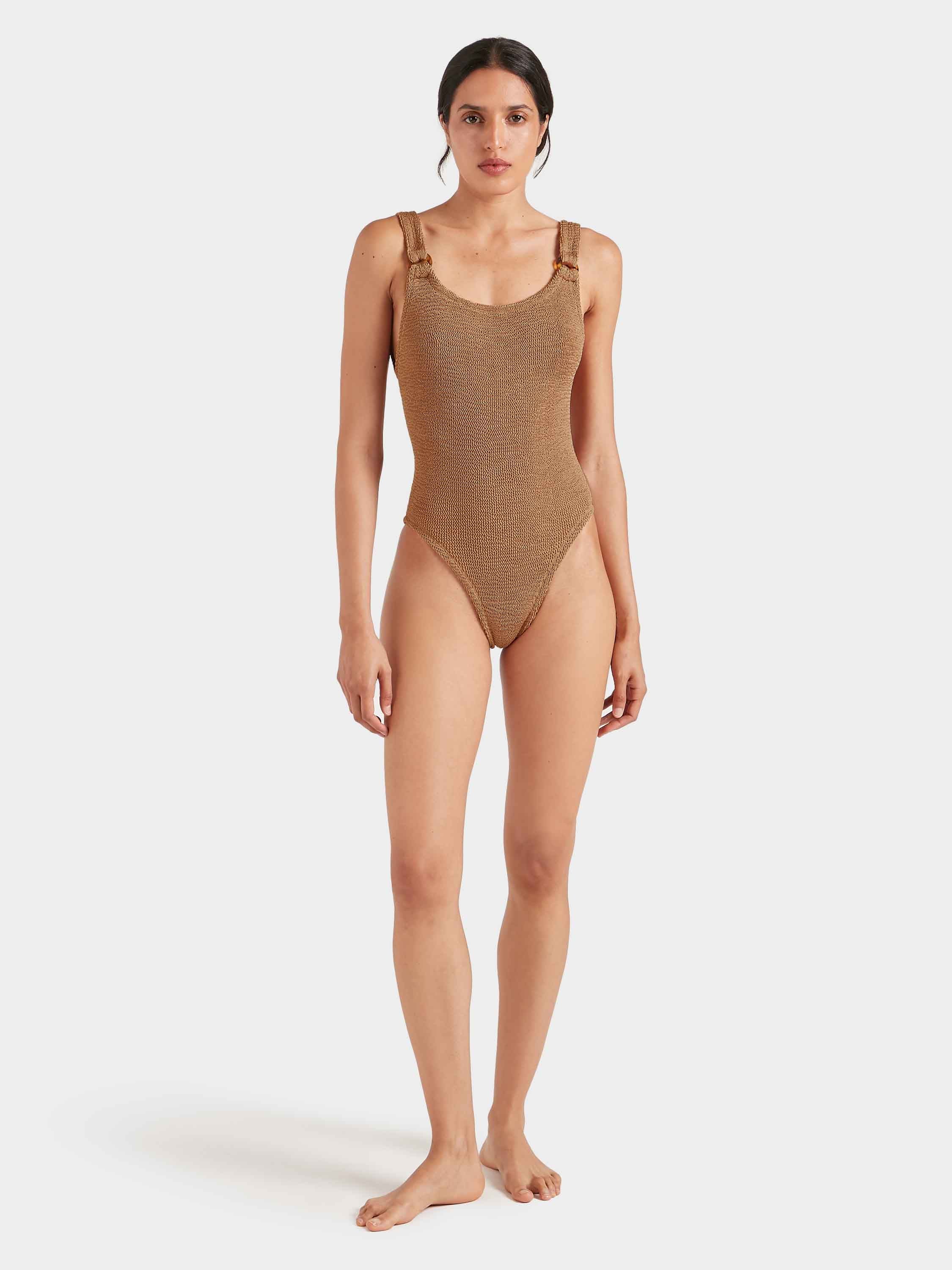 Domino Swim - Metallic Cocoa