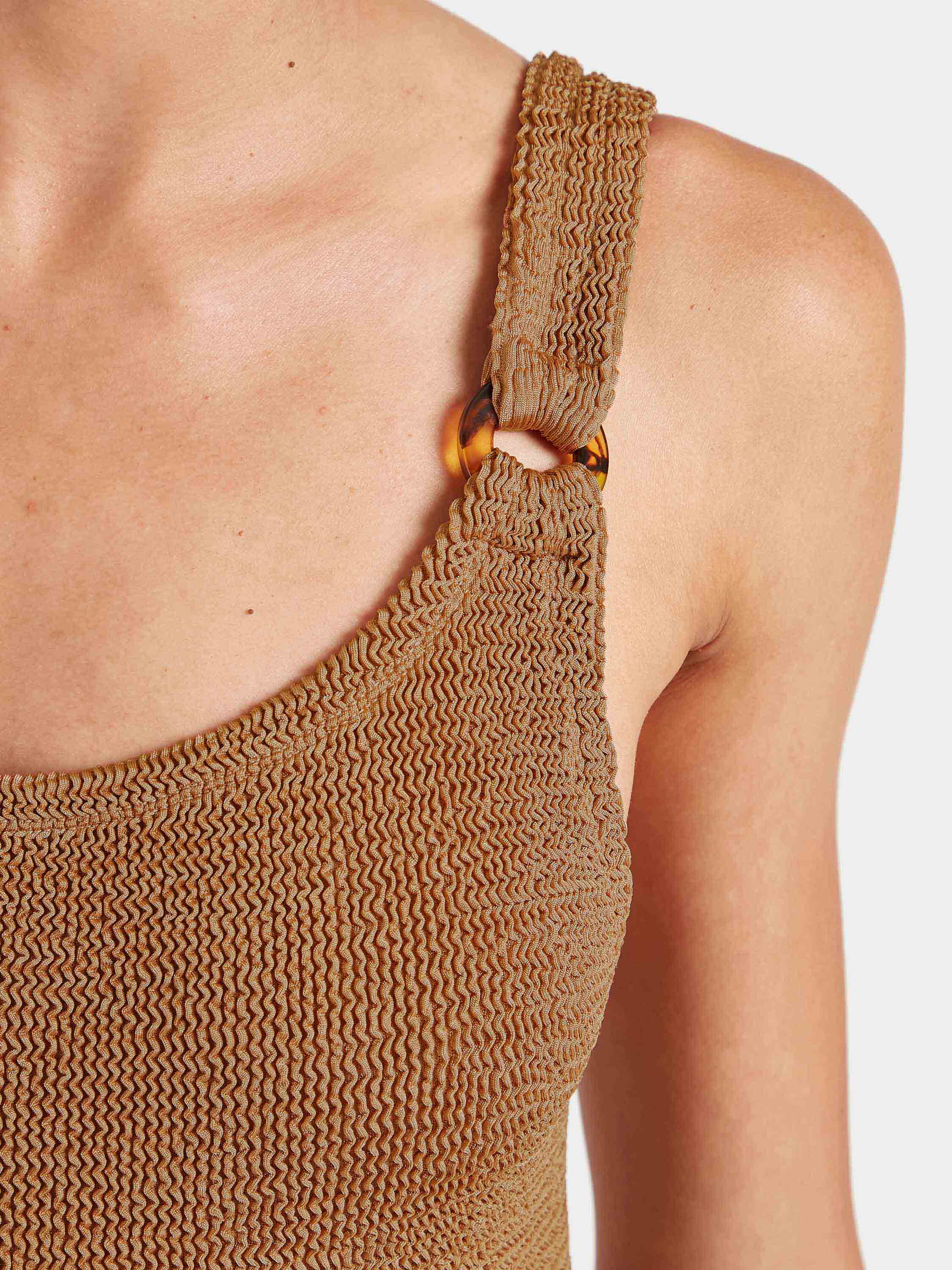Domino Swim - Metallic Cocoa