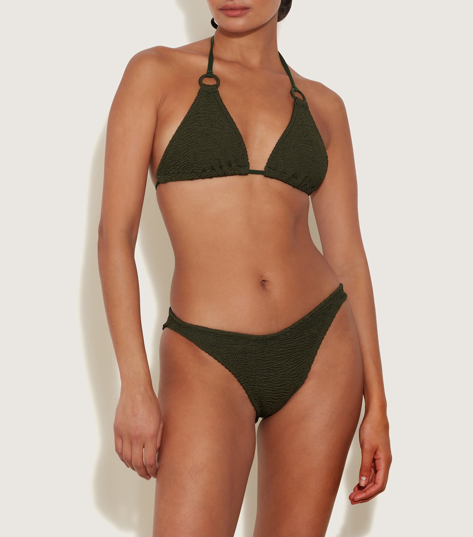 Eva Bikini - Metallic Khaki