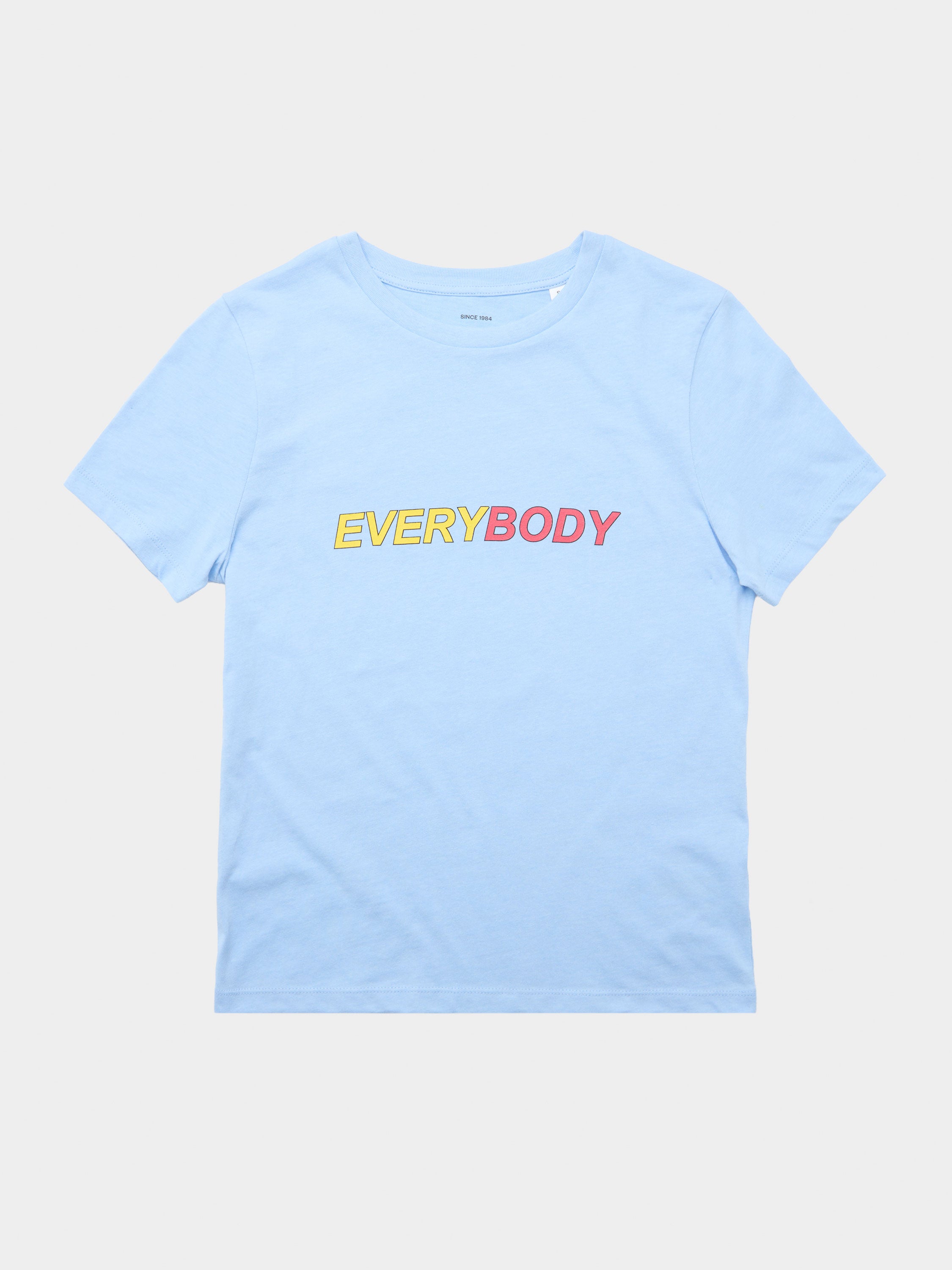 "EveryBody" Slogan Tee - Light Blue
