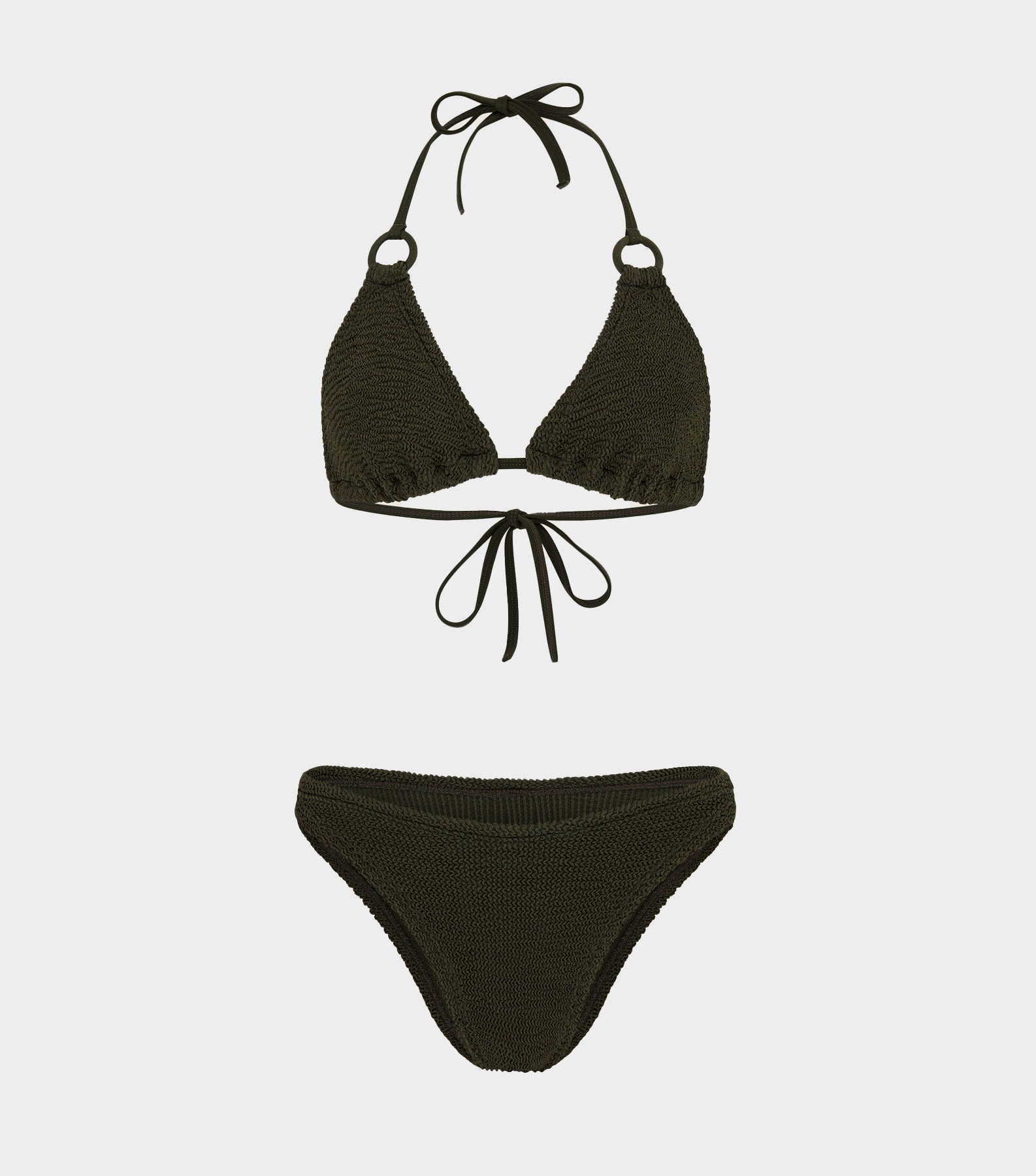 Eva Bikini - Metallic Khaki
