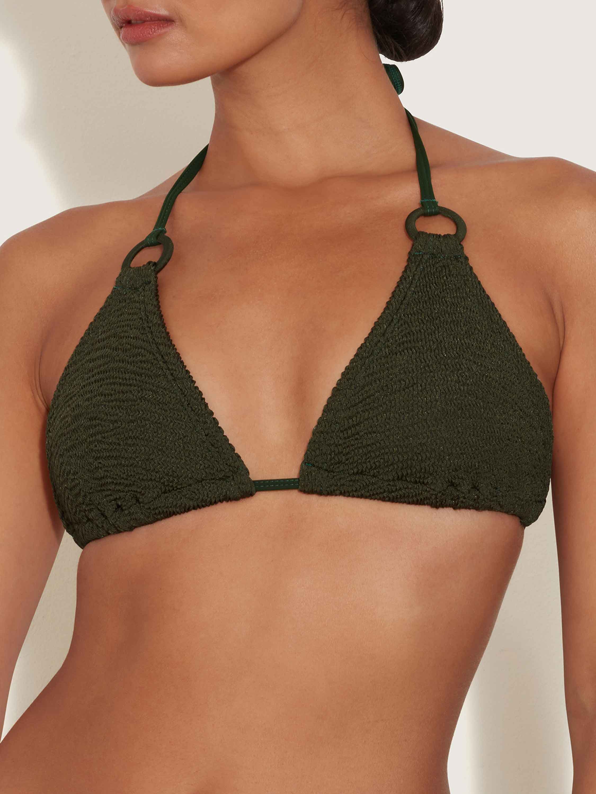 Eva Bikini - Metallic Khaki