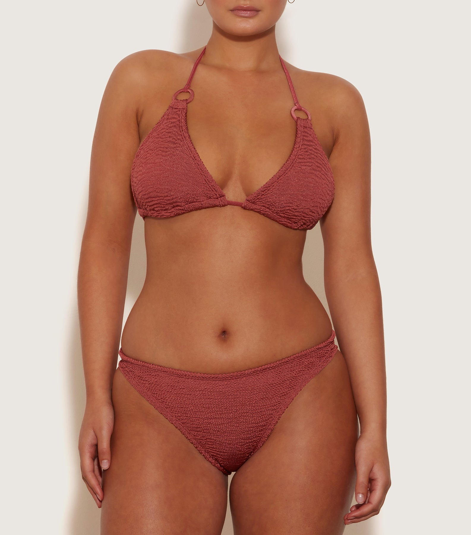 Eva Bikini - Metallic Rosewood