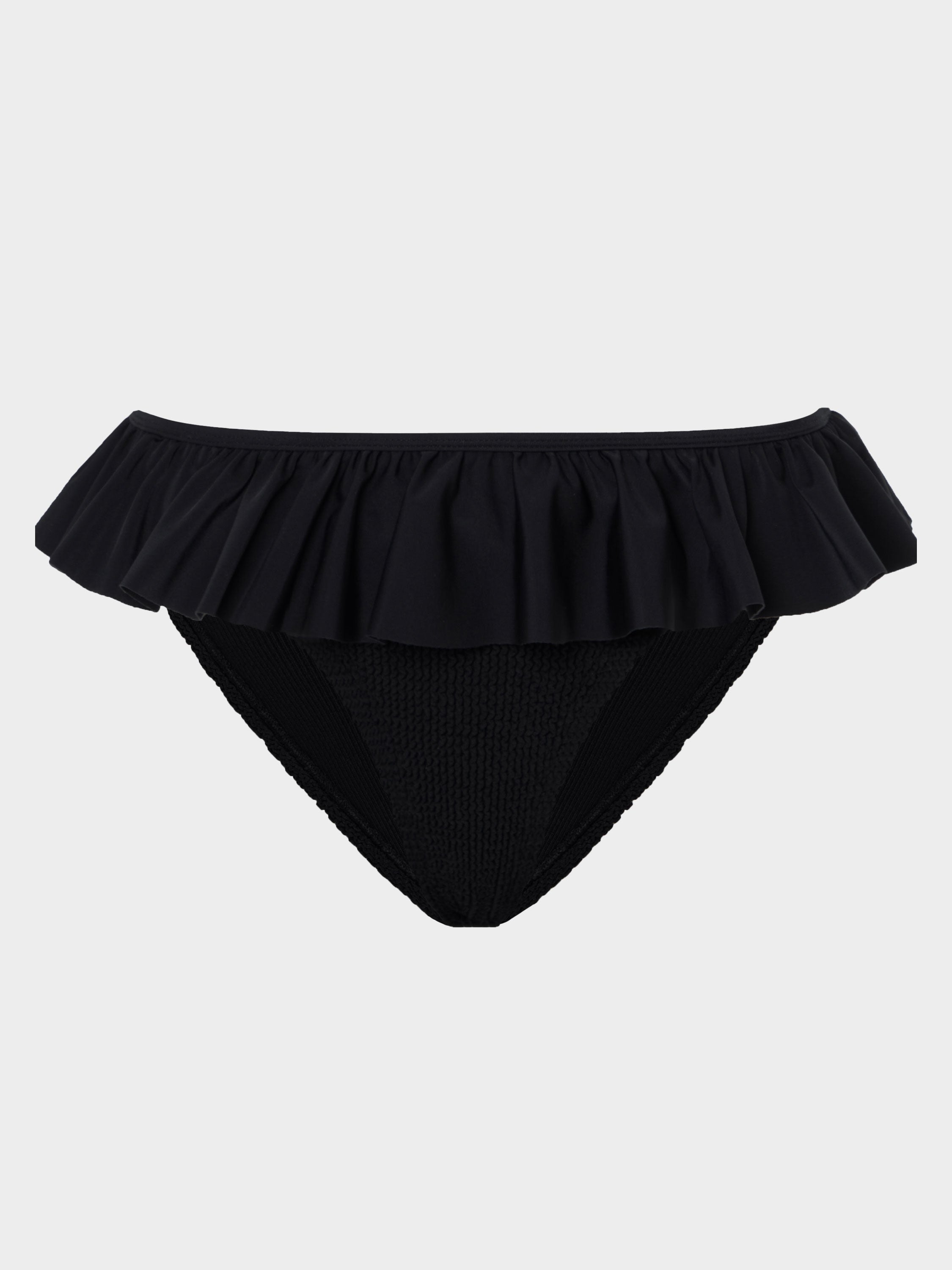 Frill Bikini Bottom - Black