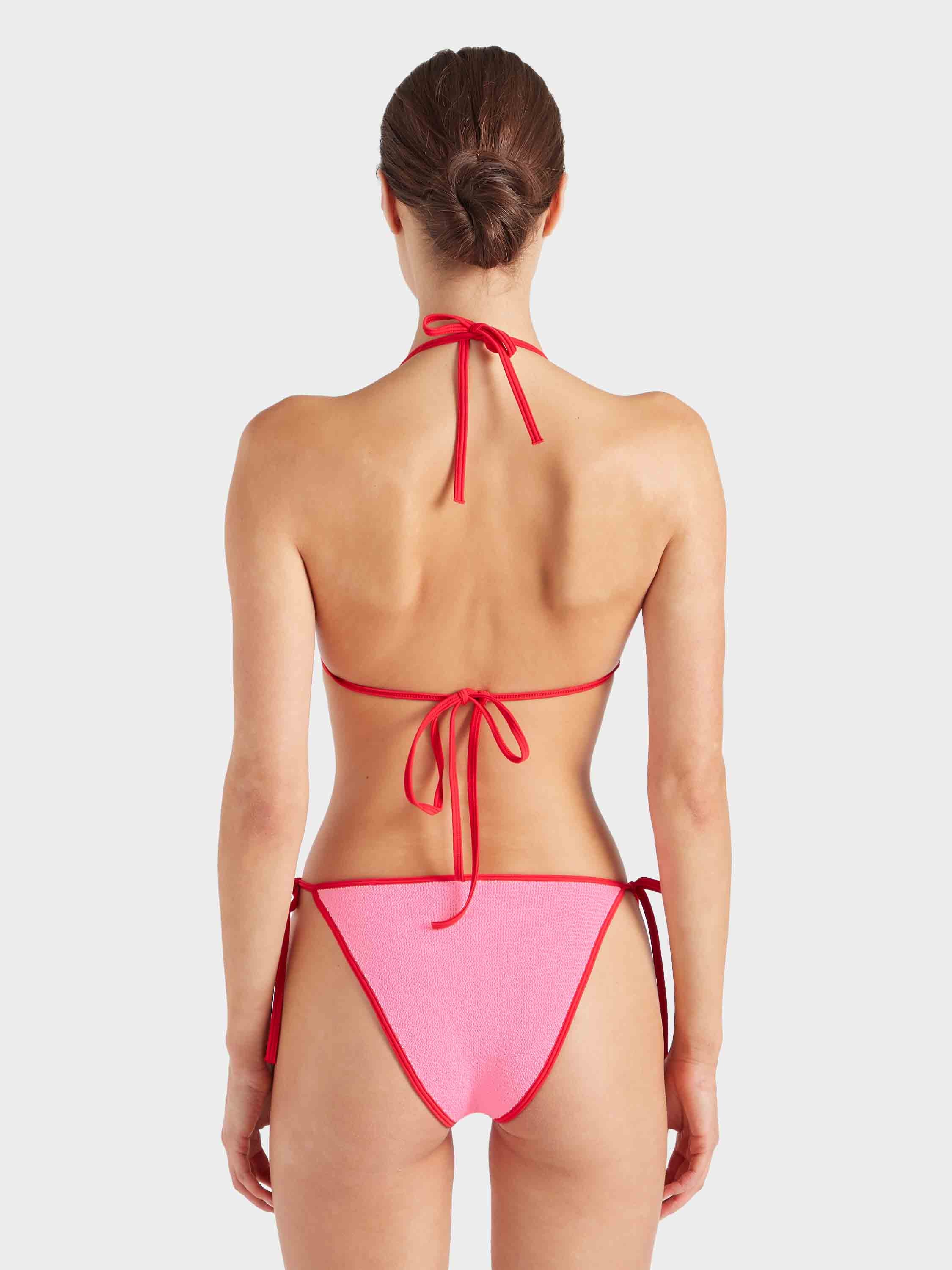 Gina Bikini Contrast - Bubblegum/Red