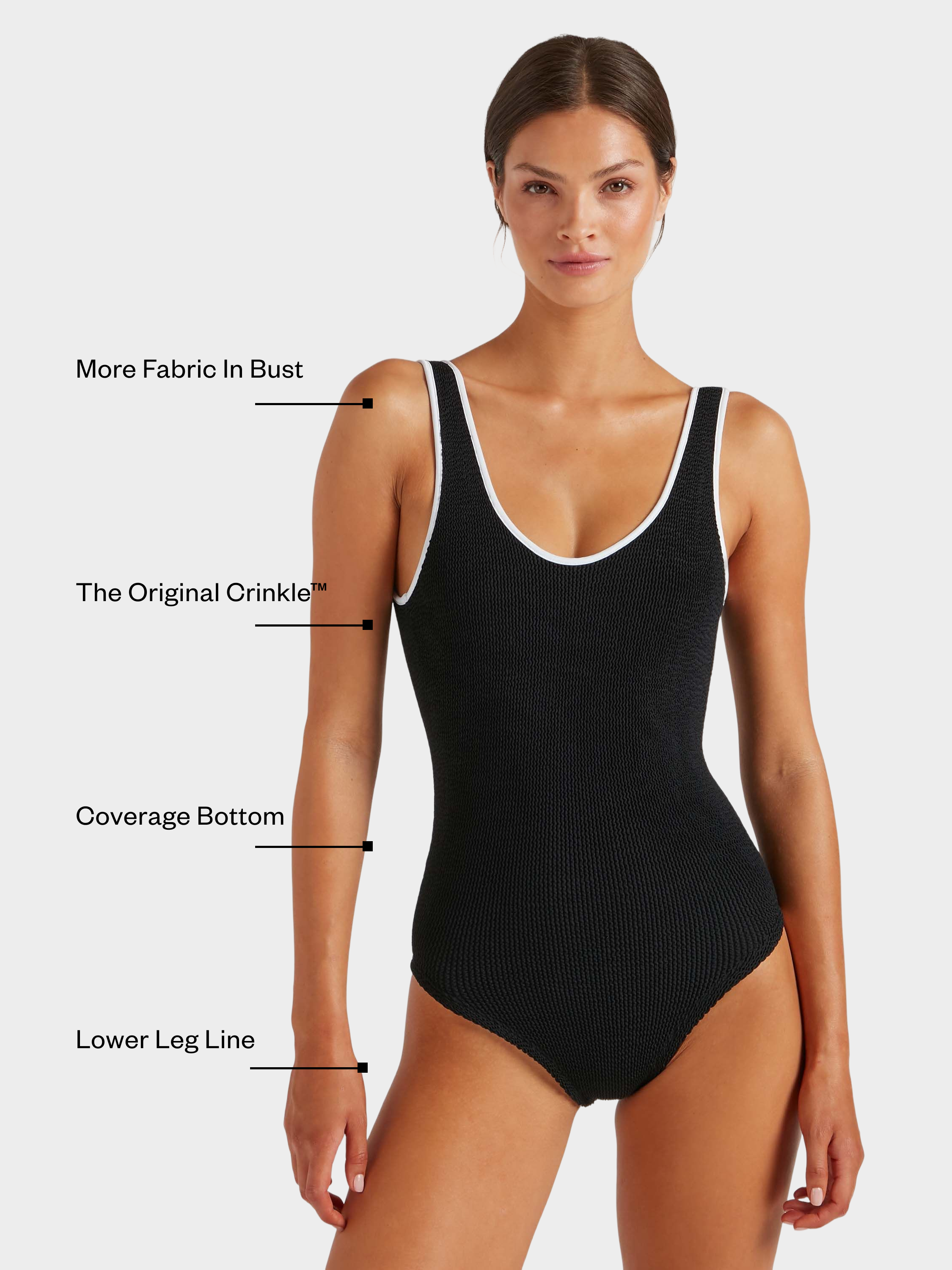 Coverage Faye Swim - Black