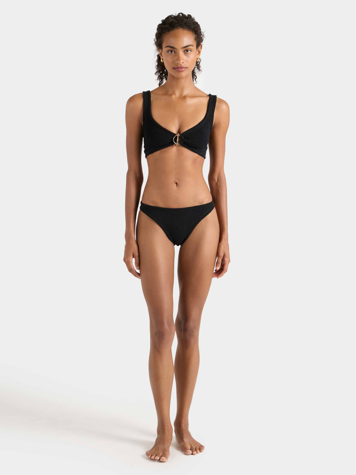 Harlow T Bar Bikini - Black