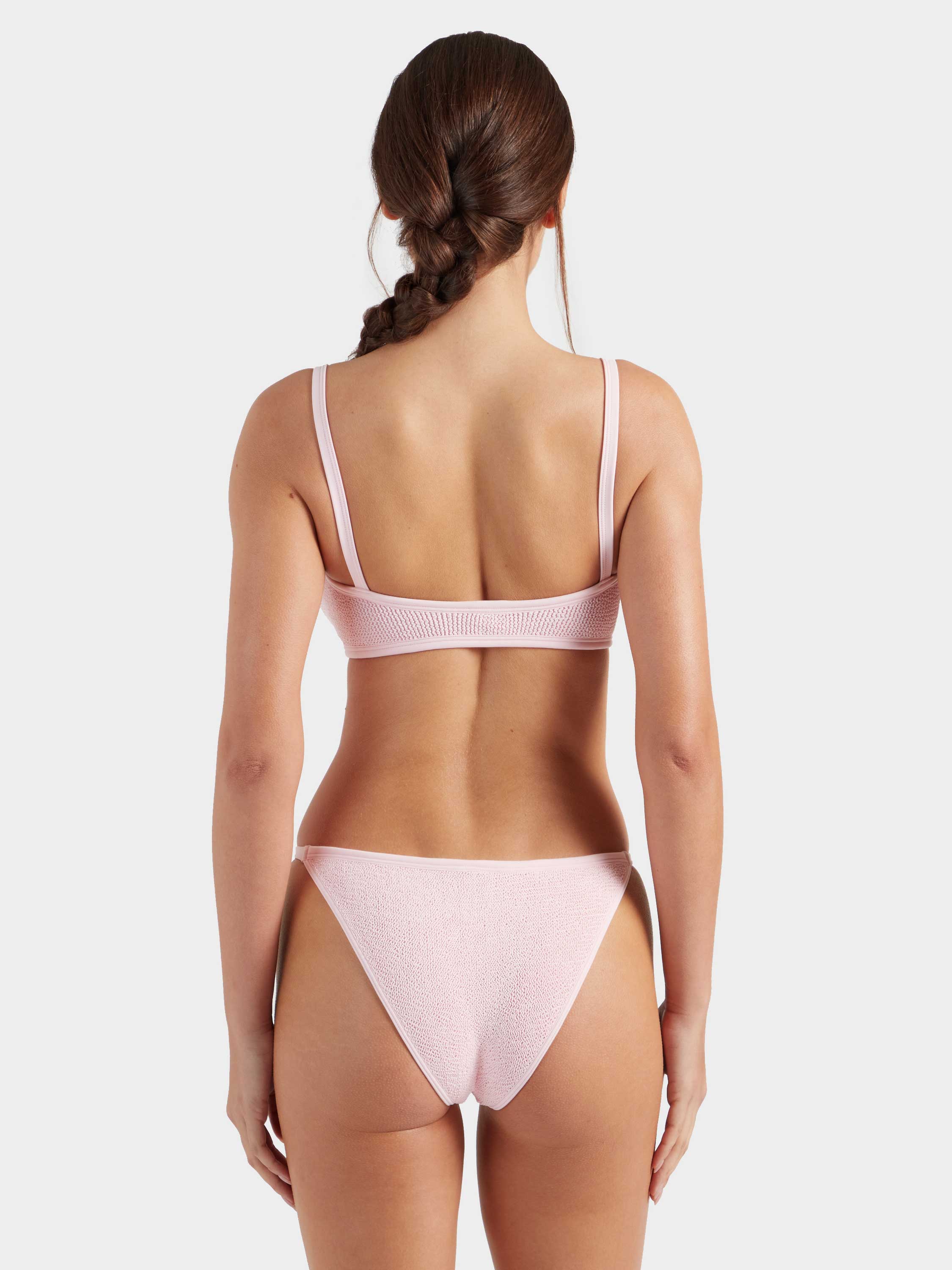 Iris With Gold Hoops Bikini - Ballet Pink