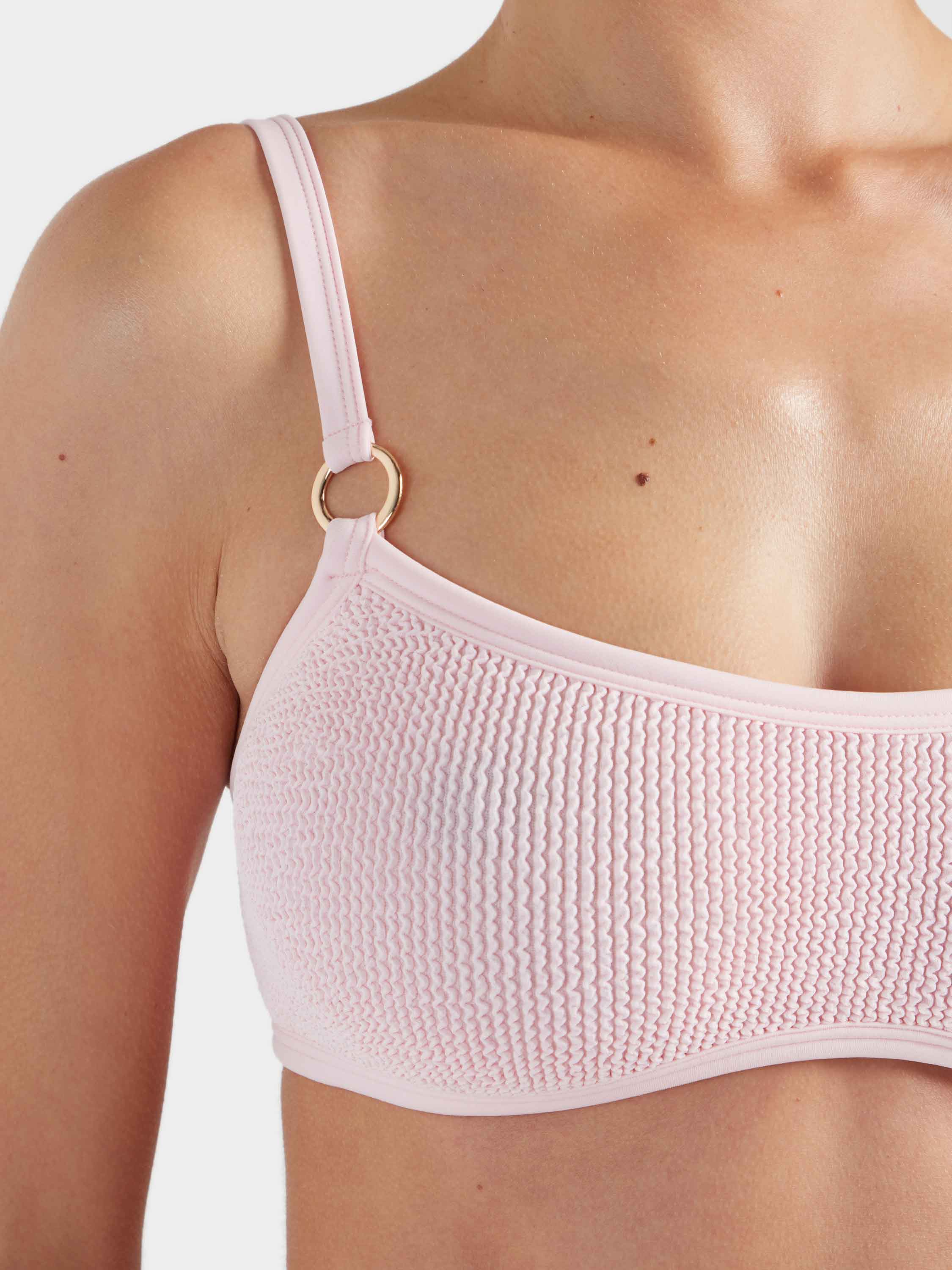 Iris With Gold Hoops Bikini - Ballet Pink