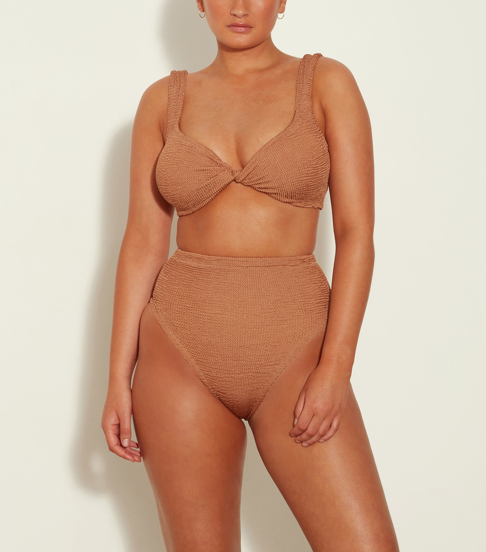 Jamie Bikini - Metallic Cocoa