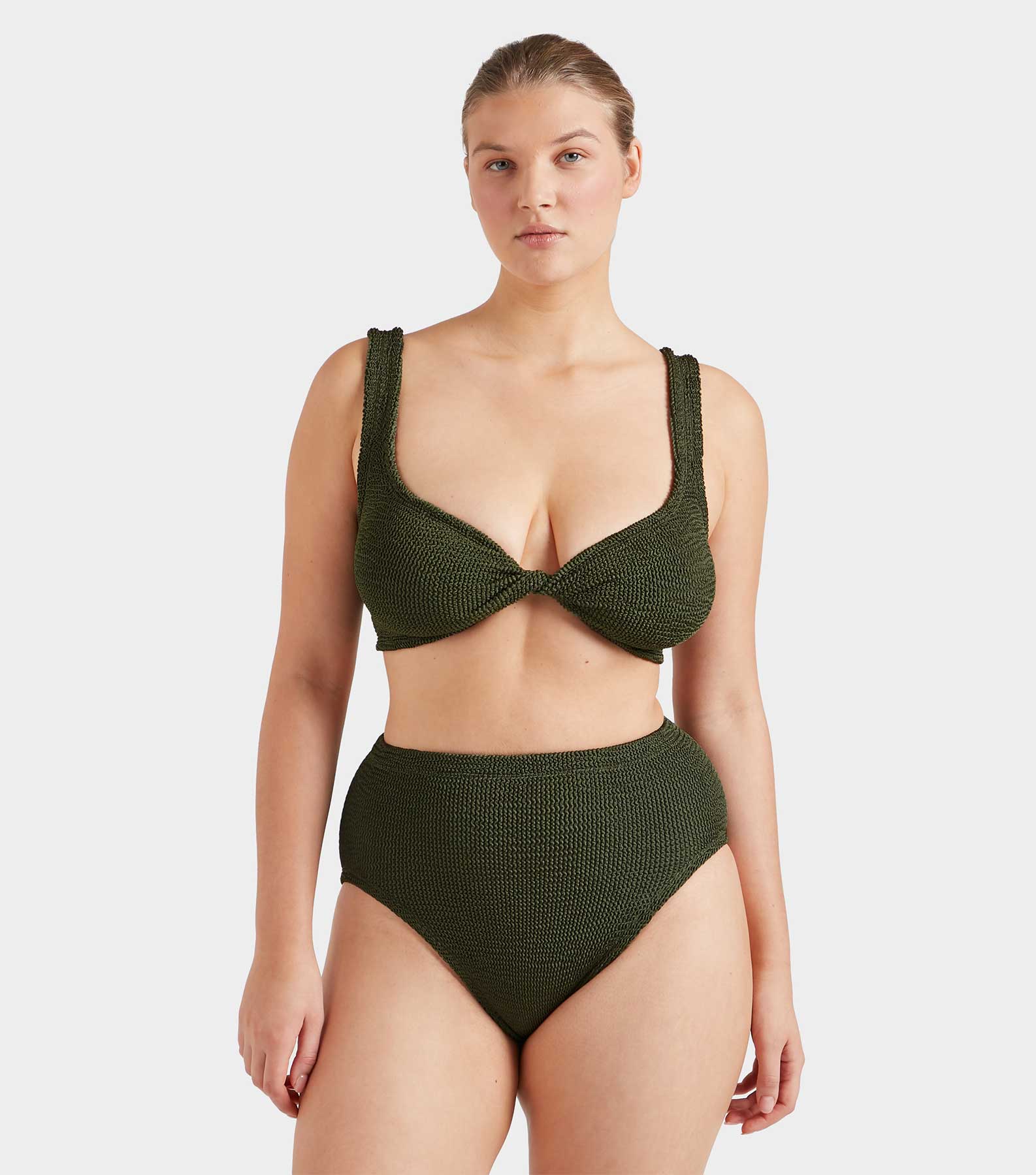 Jamie Bikini - Metallic Khaki