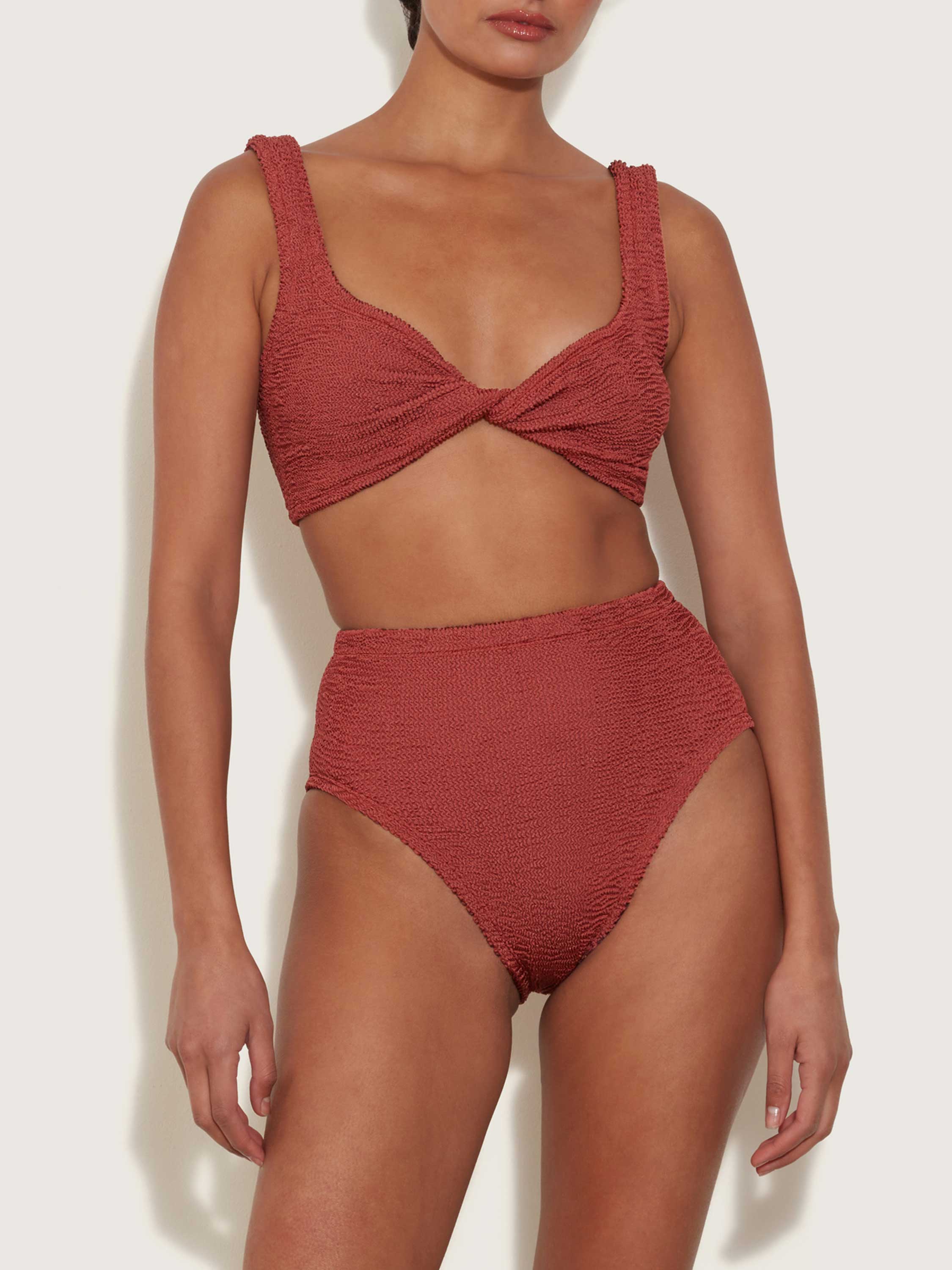 Jamie Bikini - Metallic Rosewood