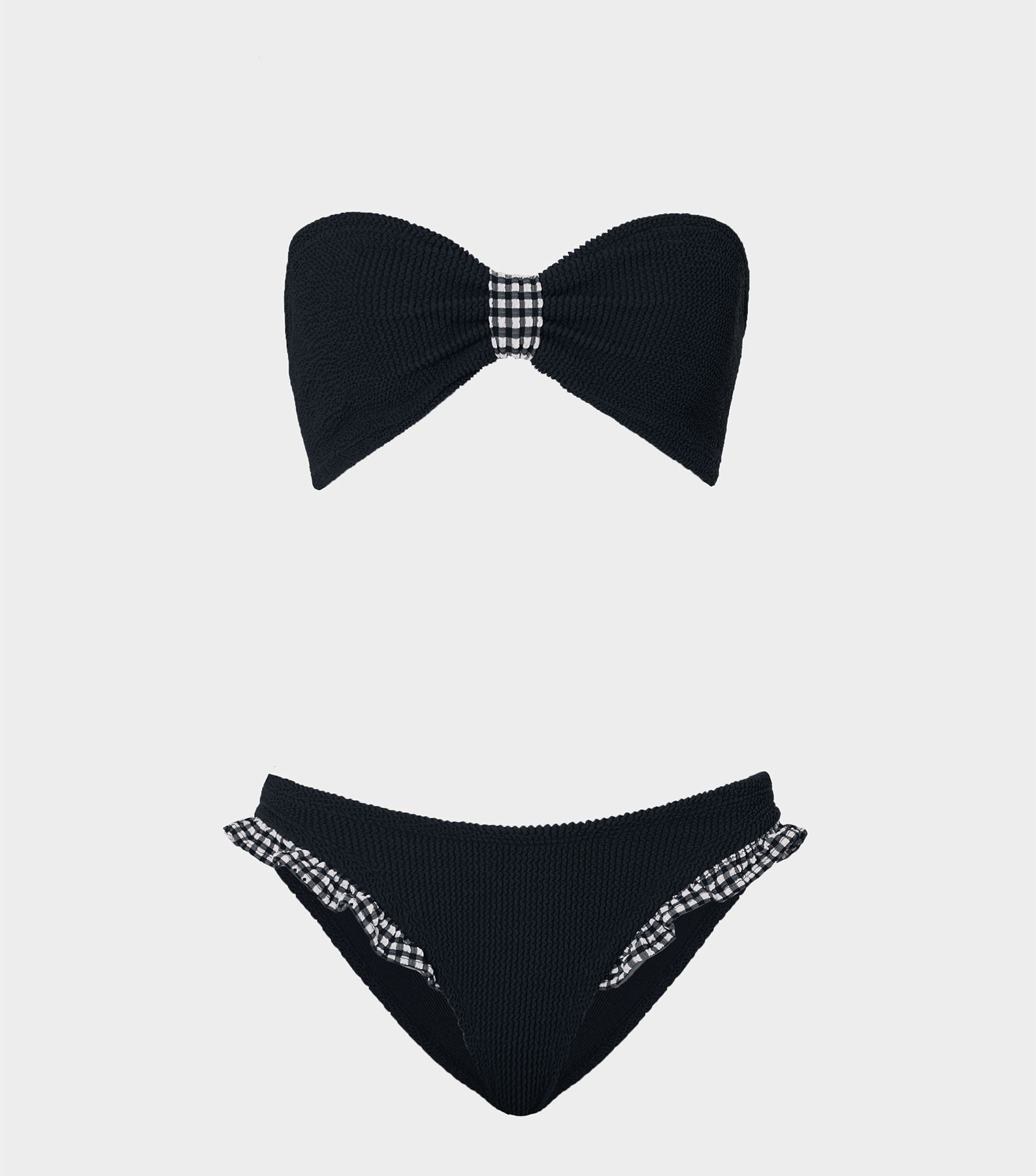 Jean Bikini - Black Gingham