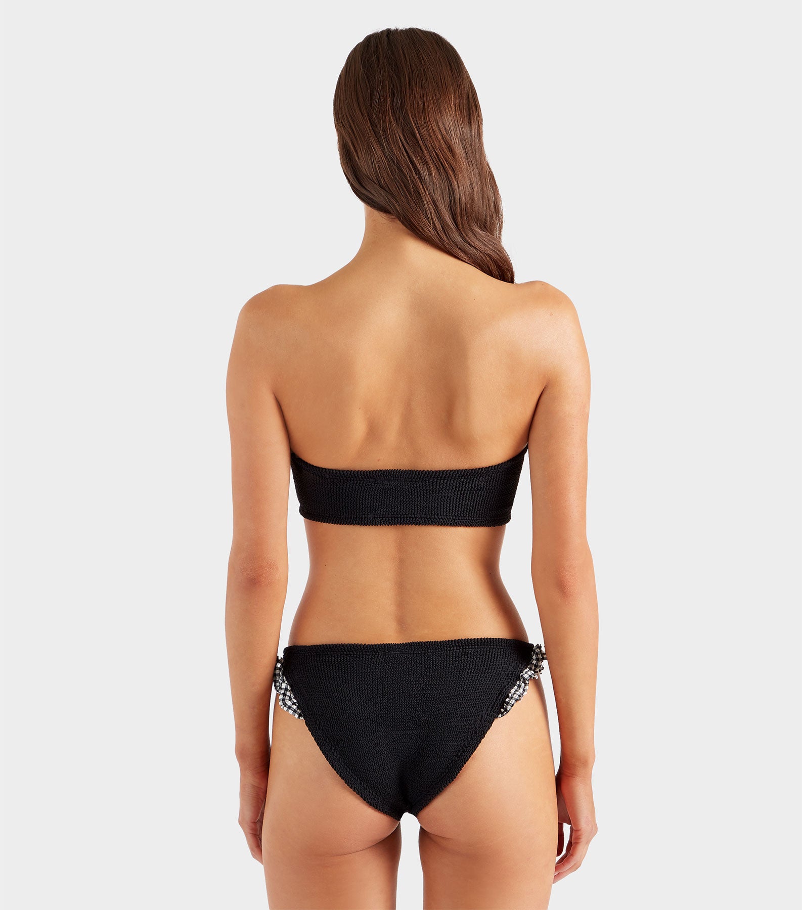 Jean Bikini - Black Gingham