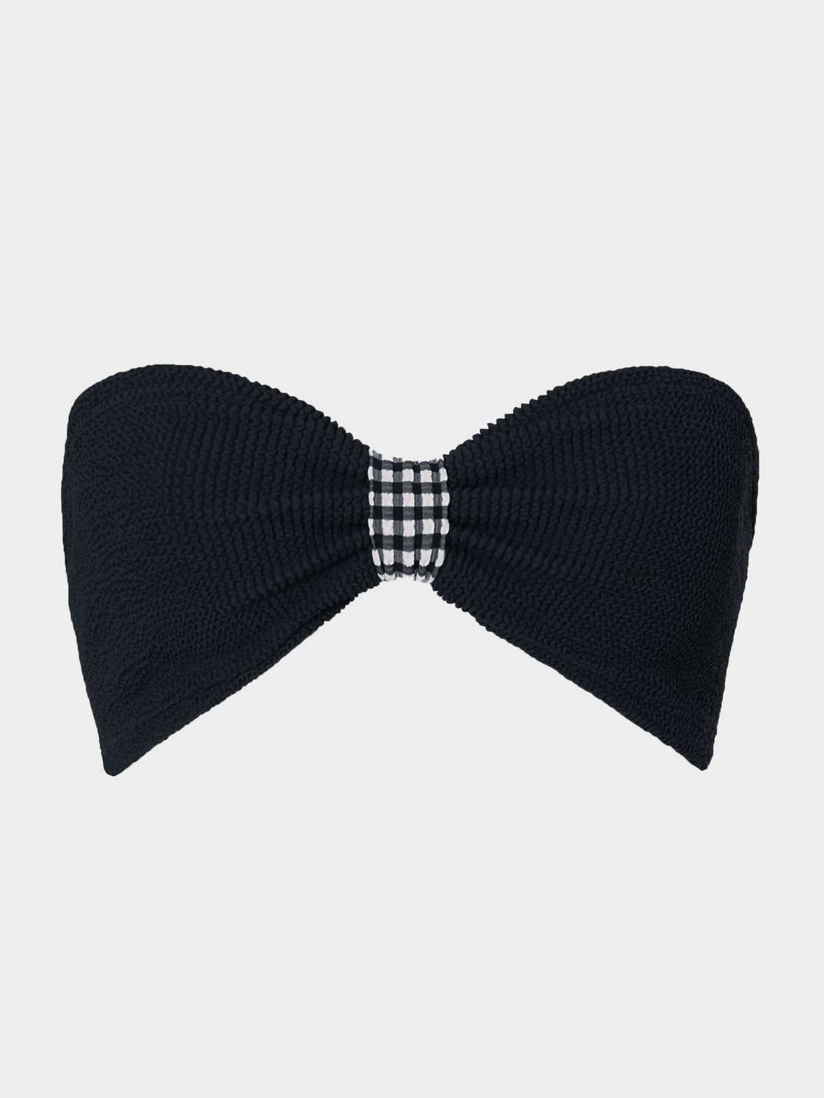 Jean Bikini Top - Black Gingham