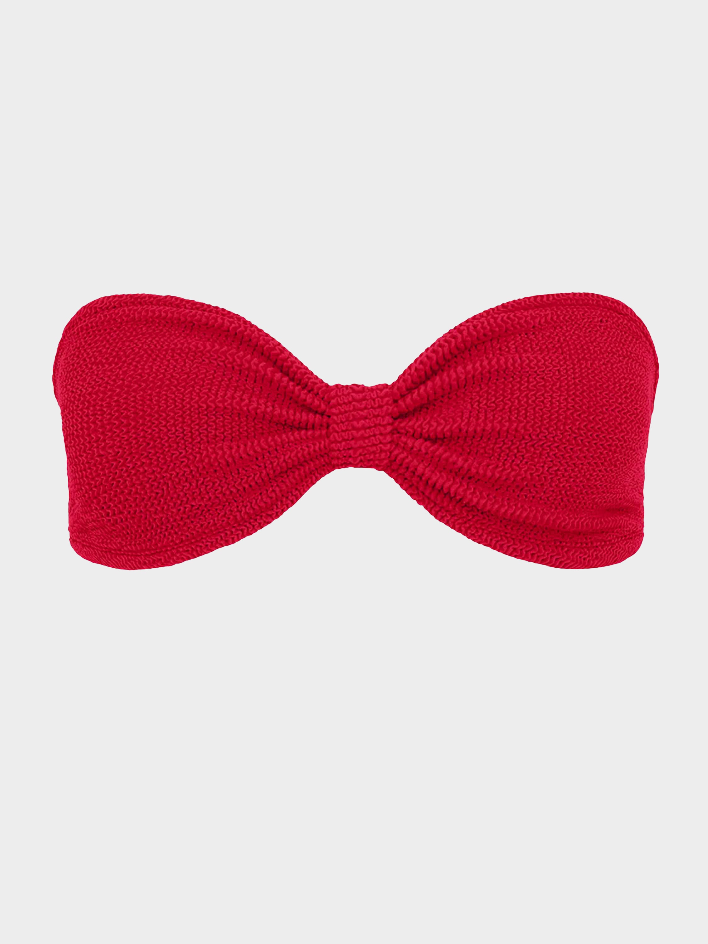 Jean Bikini Top - Red