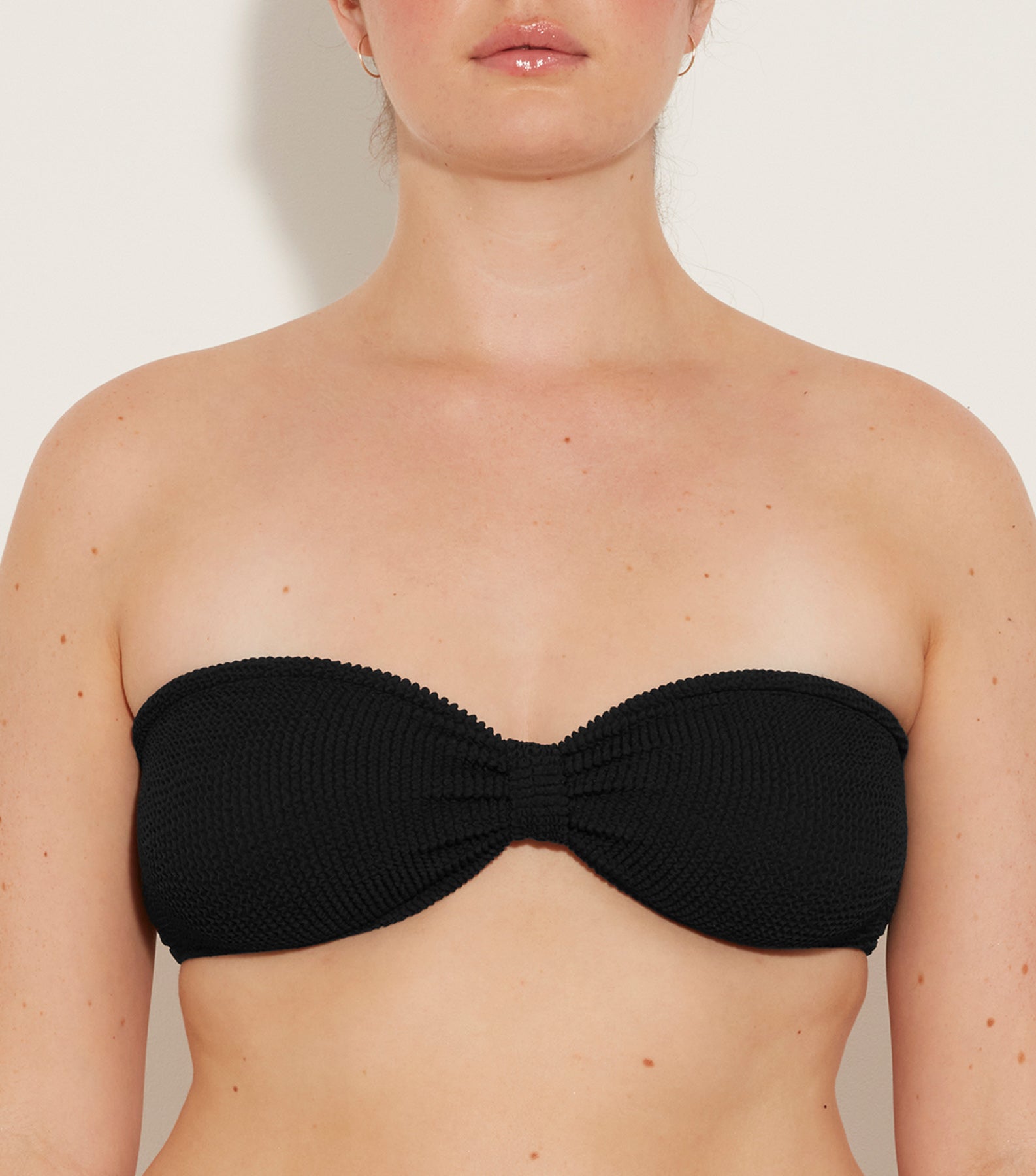 Jean Bikini Top - Black