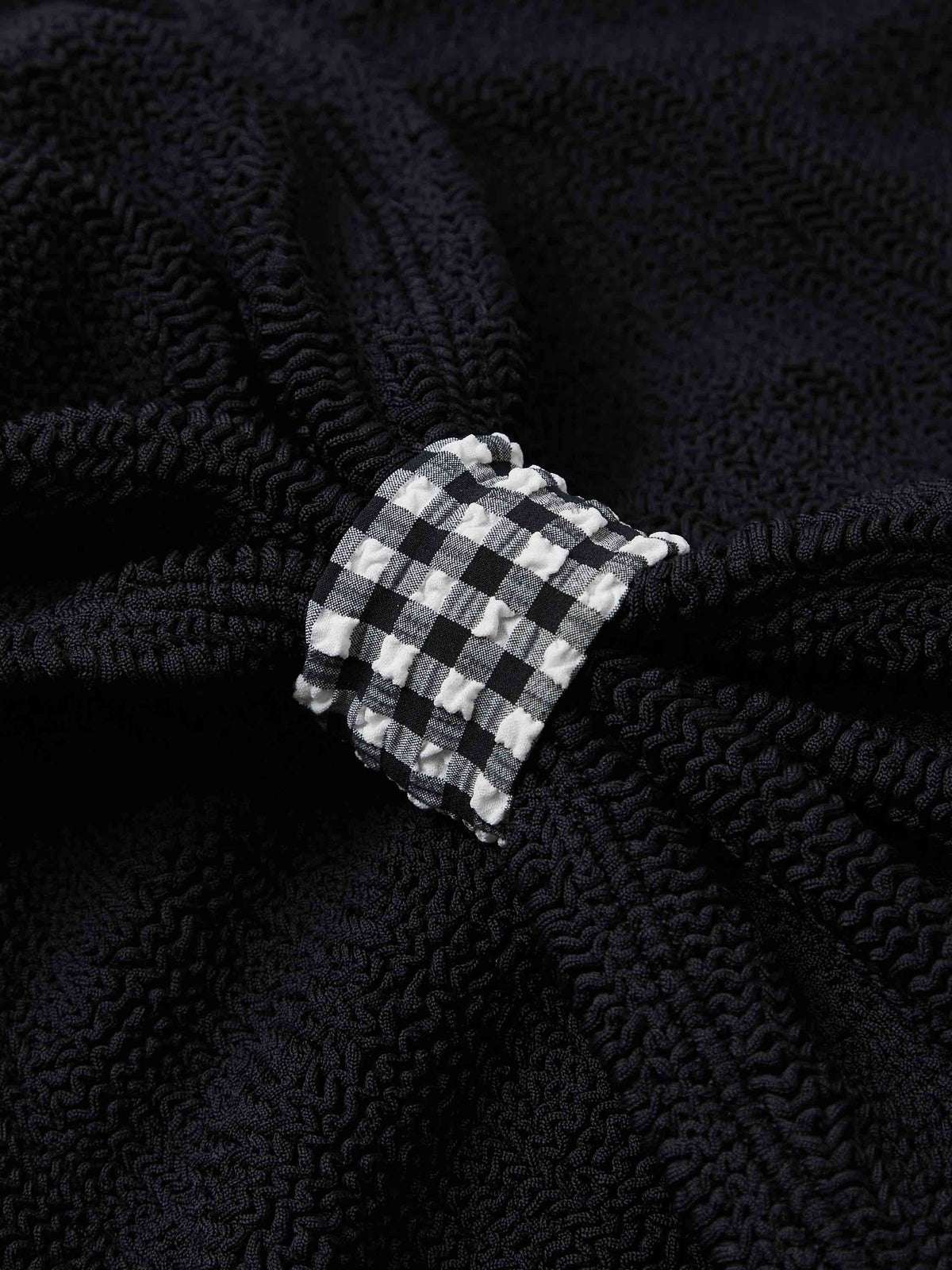 Jean Bikini - Black Gingham